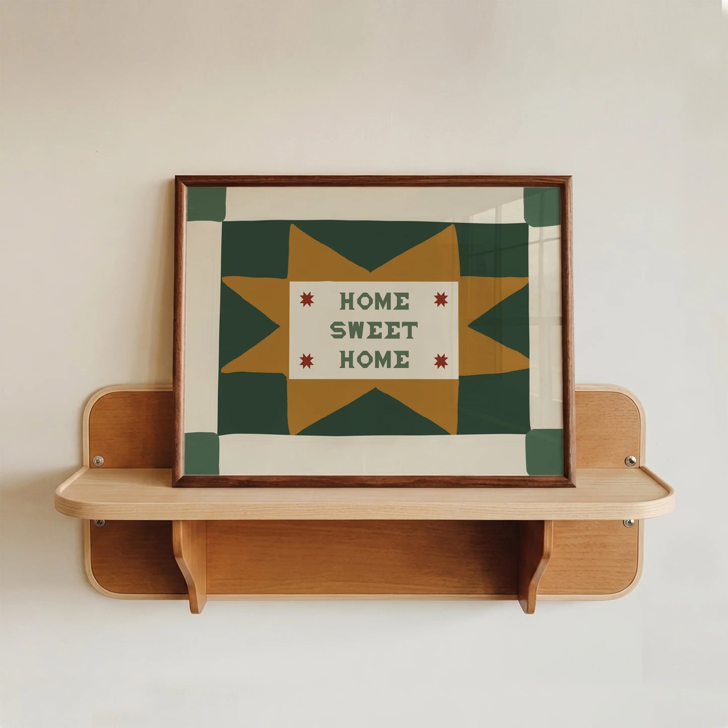 SECONDS Home Sweet Home Patchwork Print