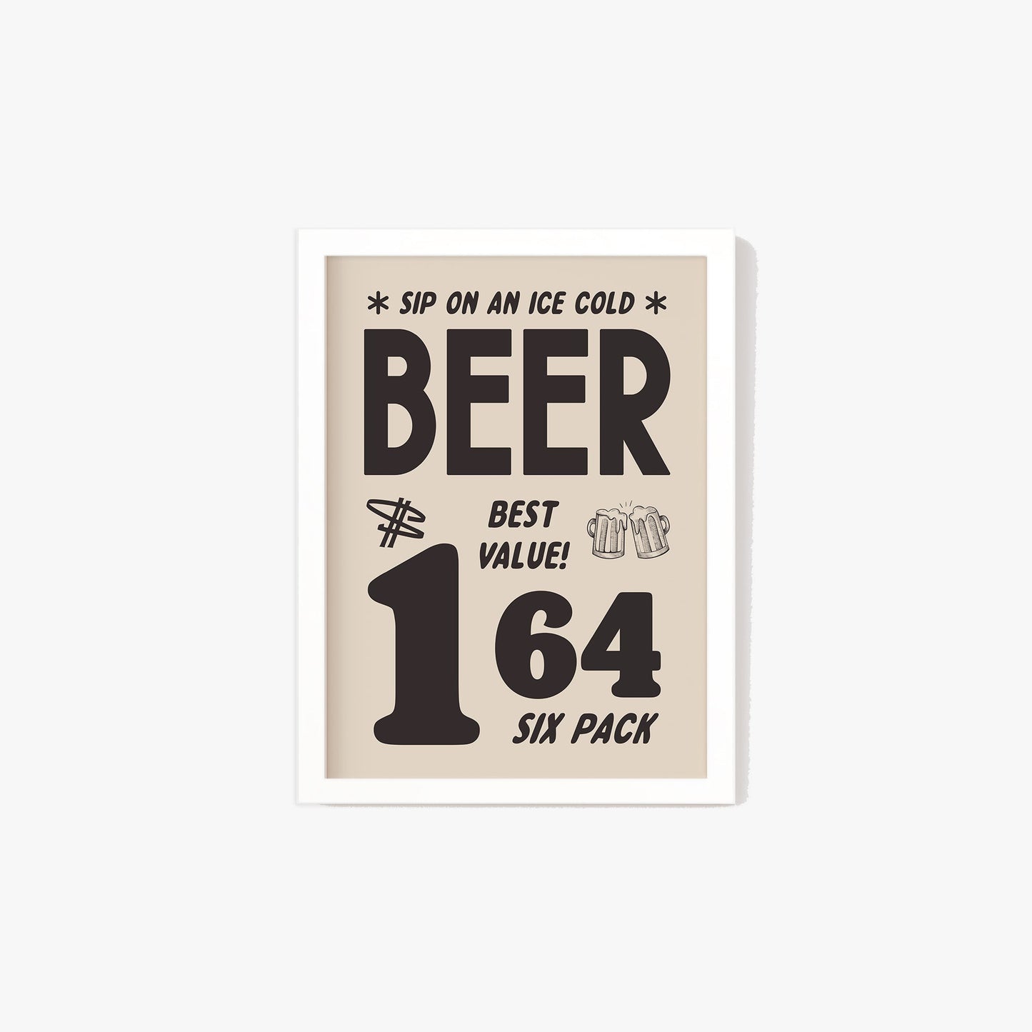 Vintage Beer Advert Print