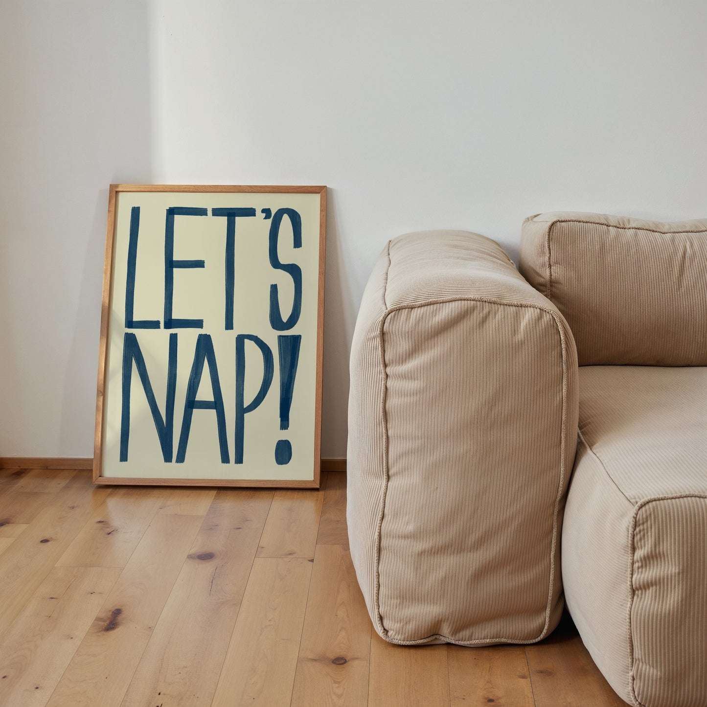 Let's Nap Print