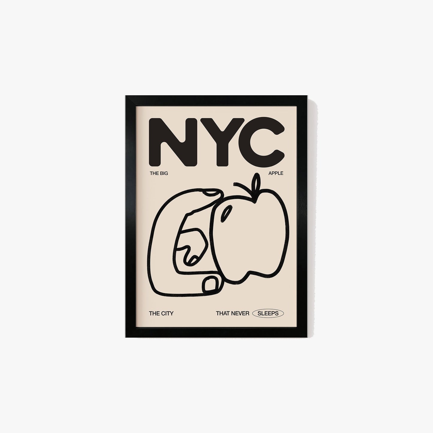 NYC Big Apple Print