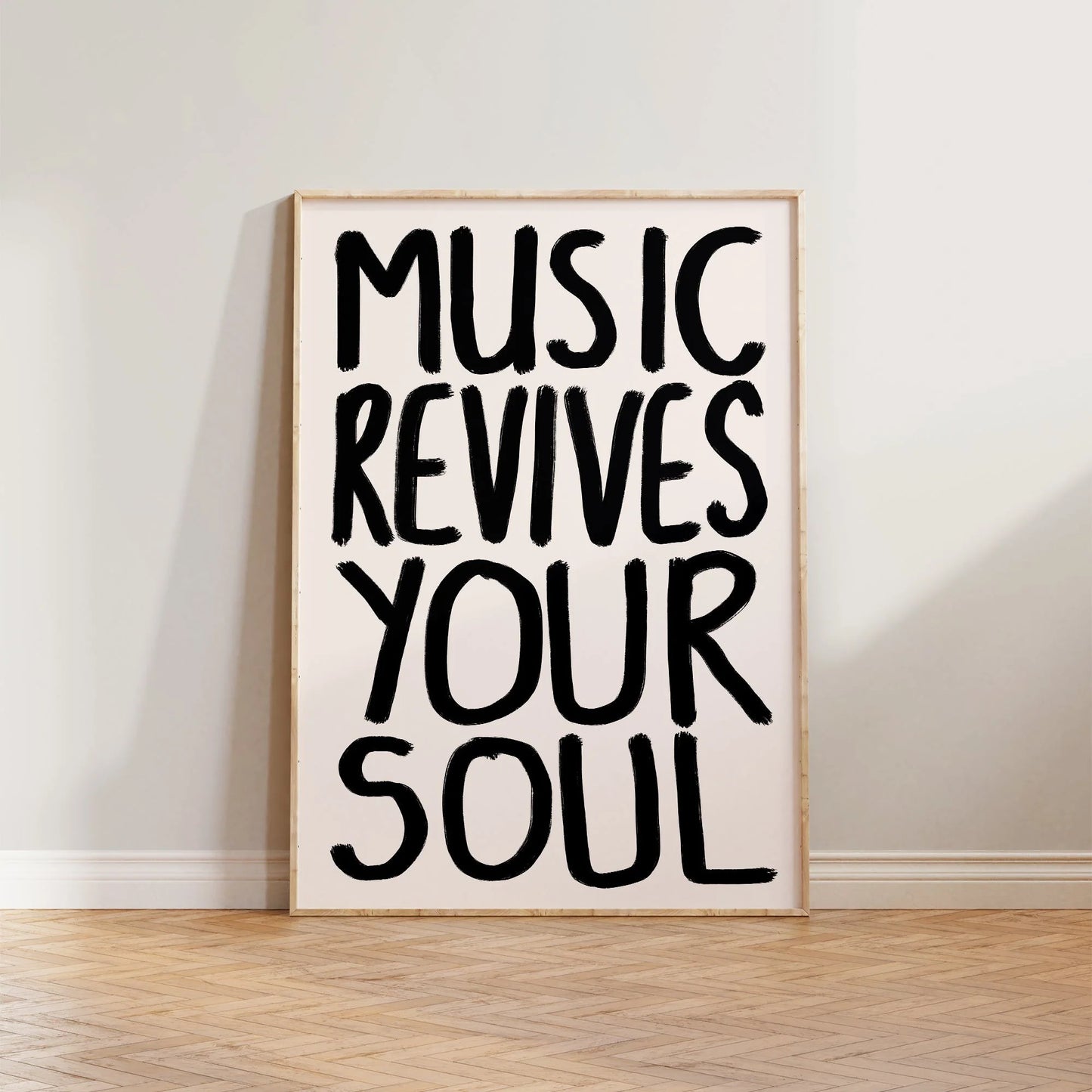 SECONDS Music Revives Your Soul Print