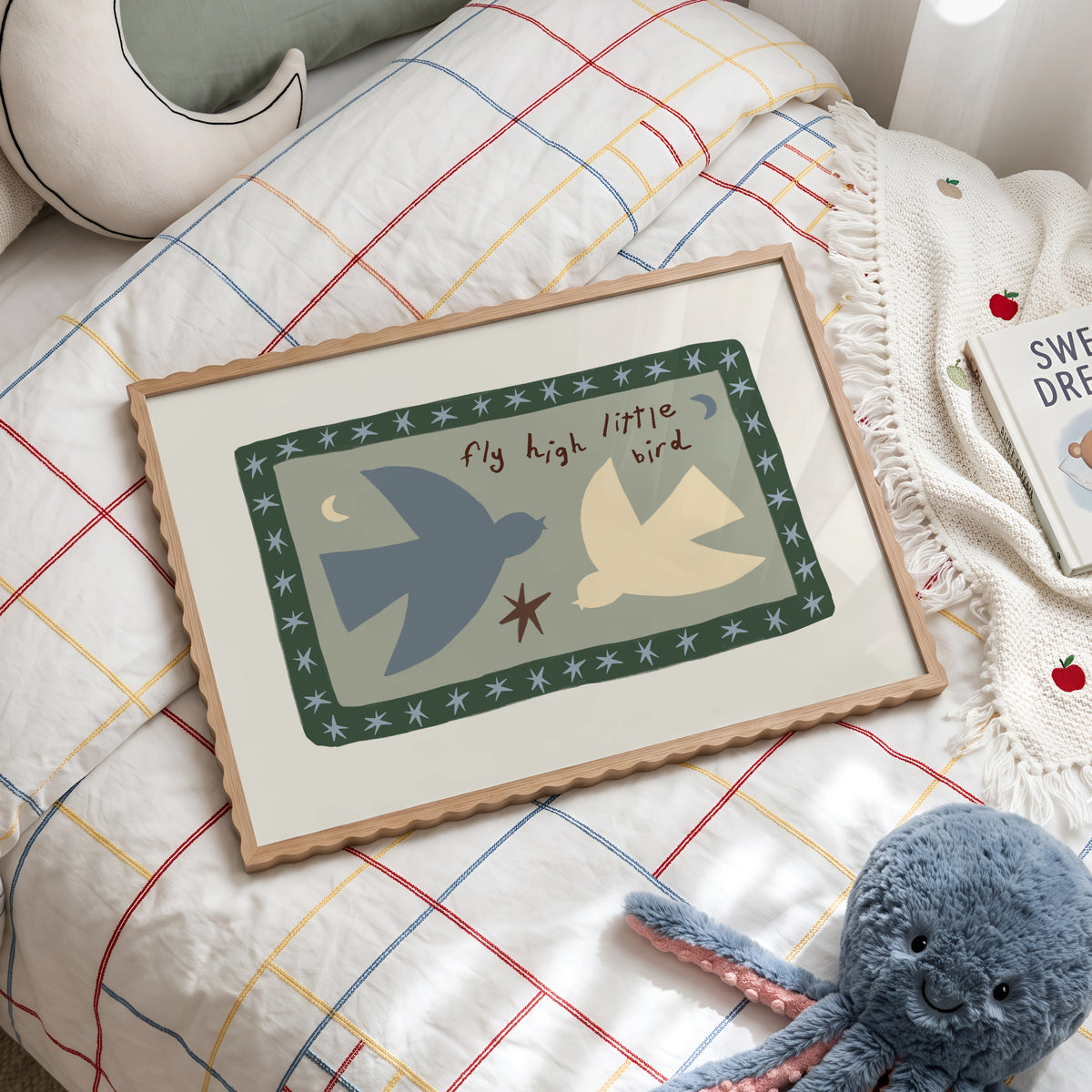 Fly High Little Bird Print
