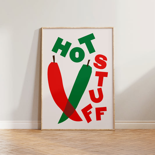 Hot Stuff Chilli Print