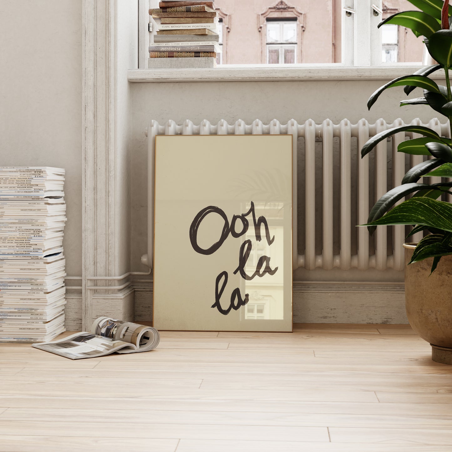 Ooh La La Handwritten Print