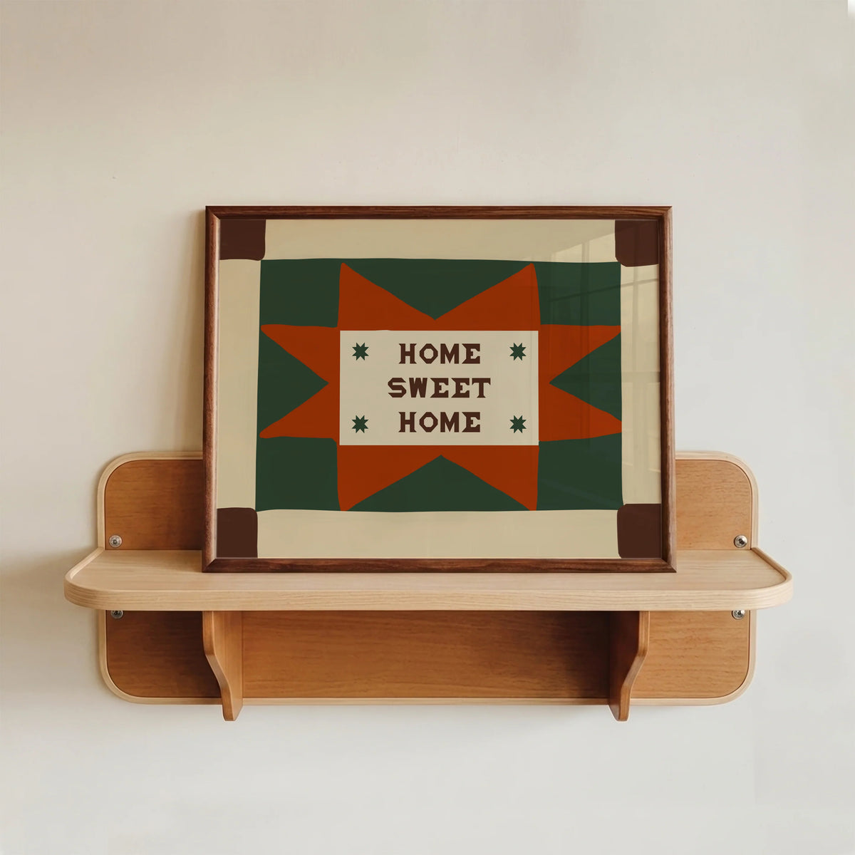 SECONDS Home Sweet Home Patchwork Print