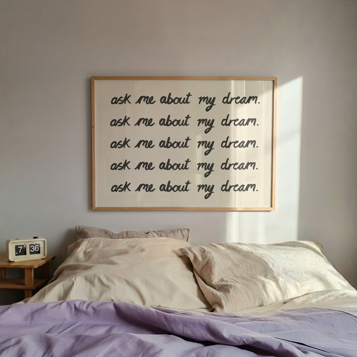 Ask Me About My Dream Watercolour Print