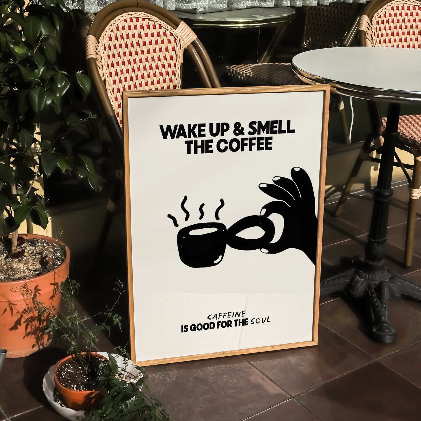 Wake Up & Smell The Coffee Print