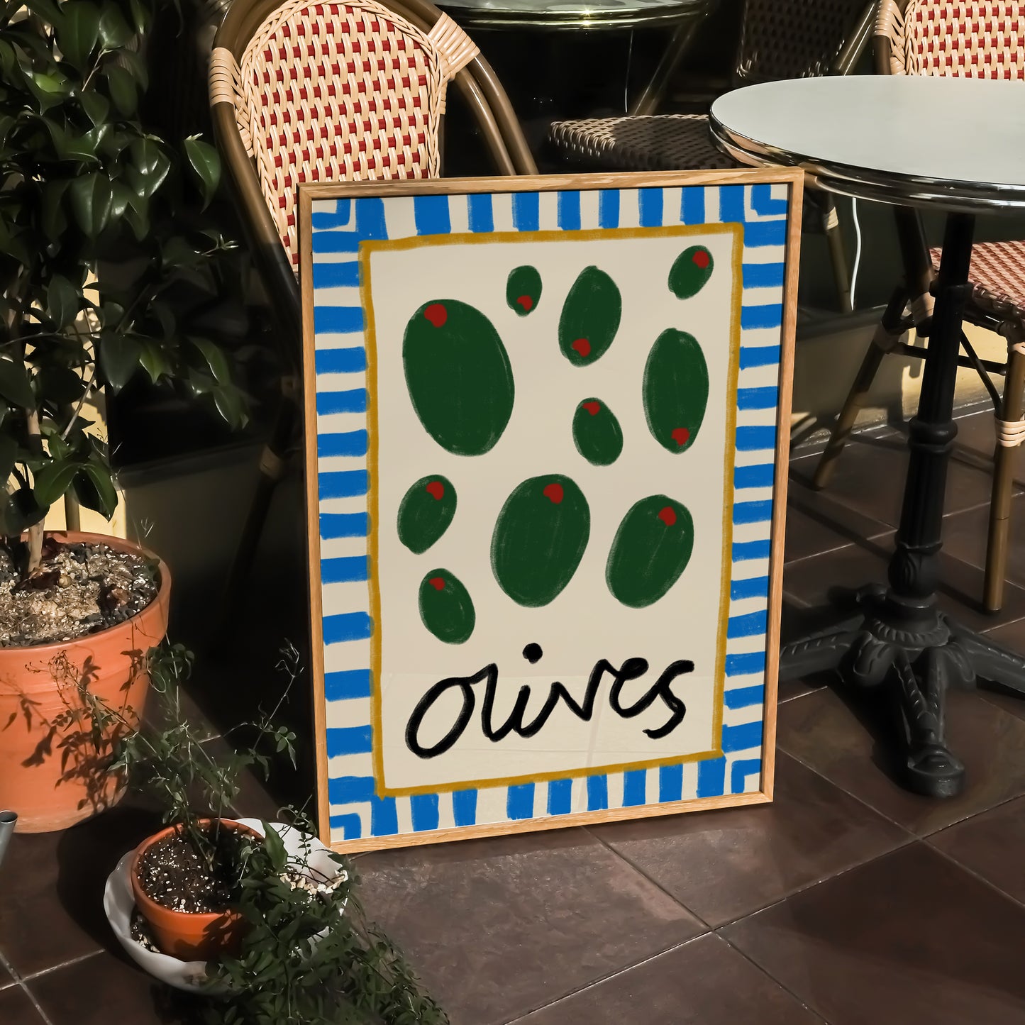 Olives Kitchen Print