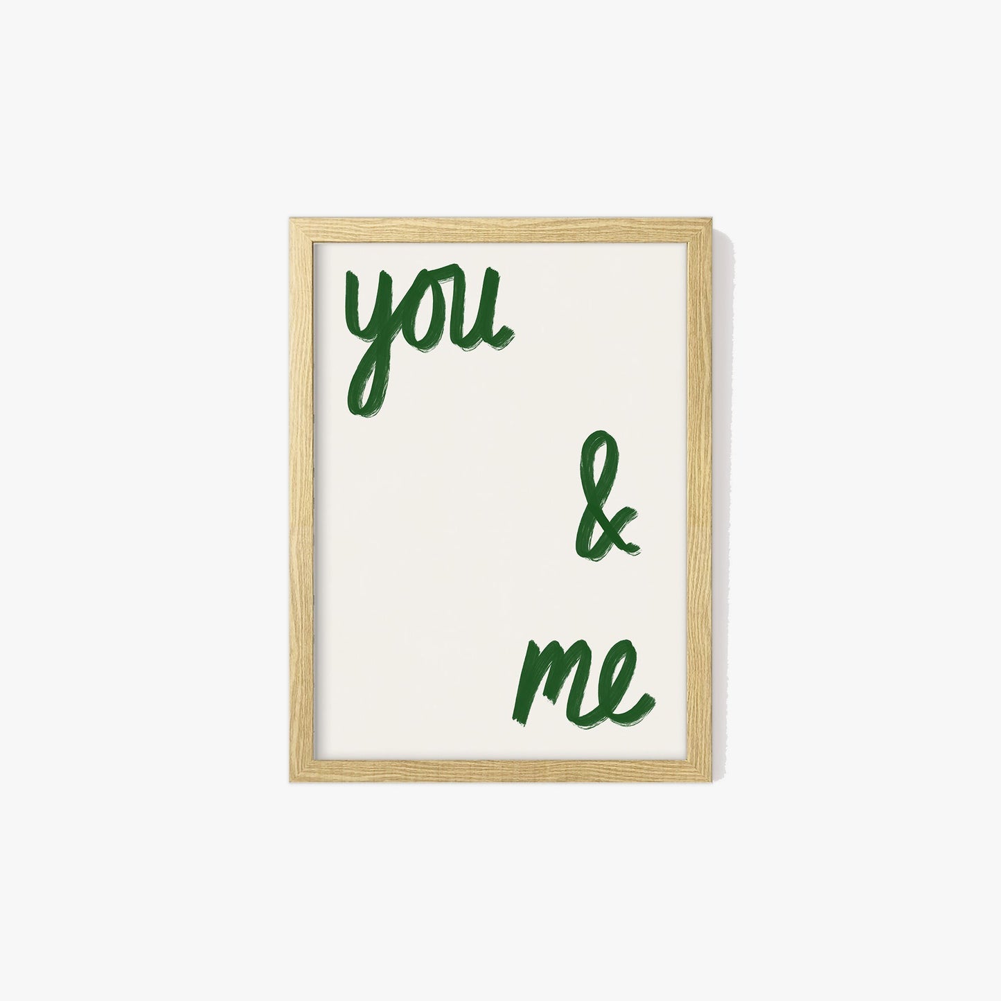 You & Me Print