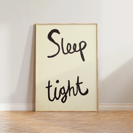 SECONDS Sleep Tight Handwritten Print