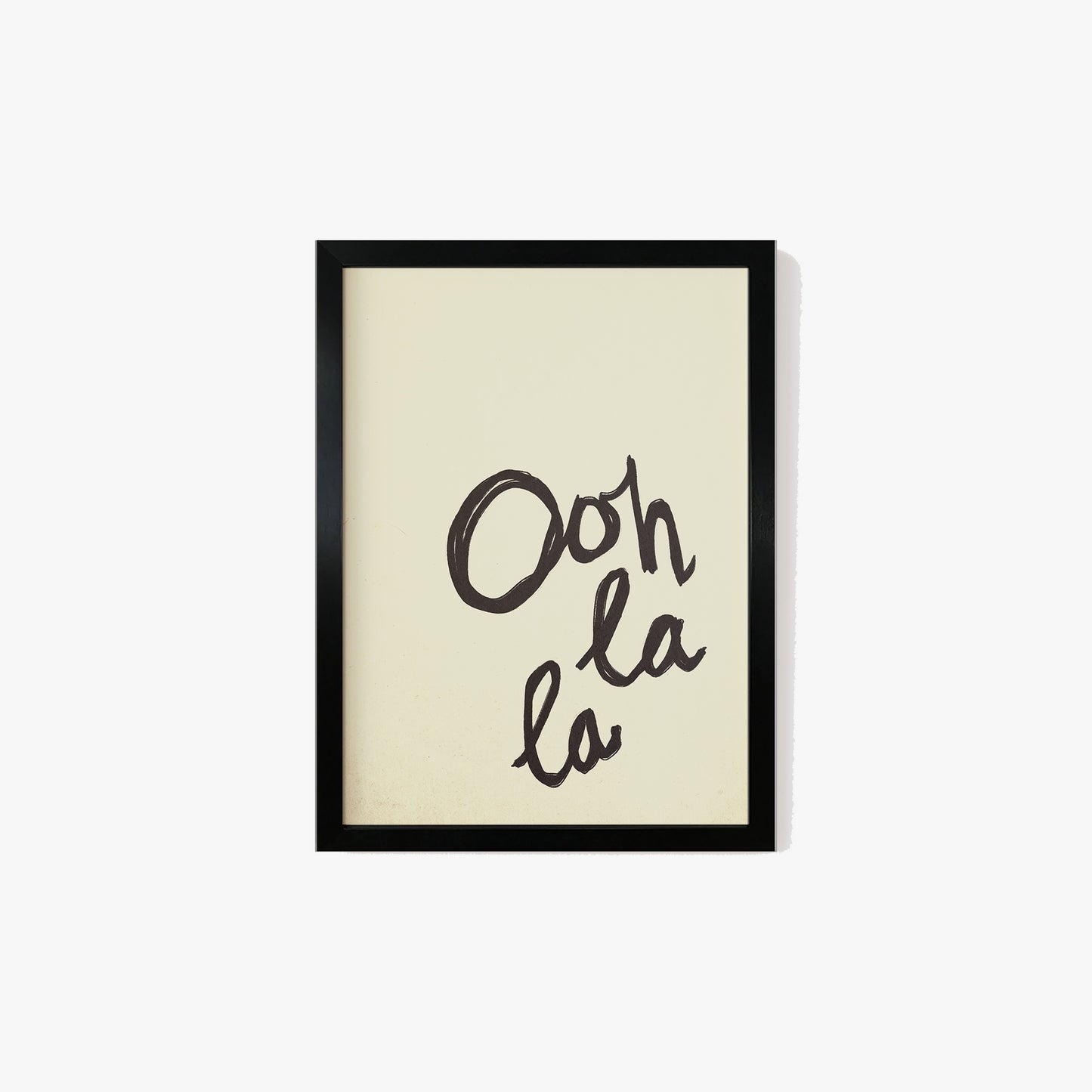 Ooh La La Handwritten Print