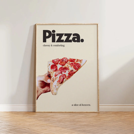 SECONDS Retro Pizza Kitchen Print