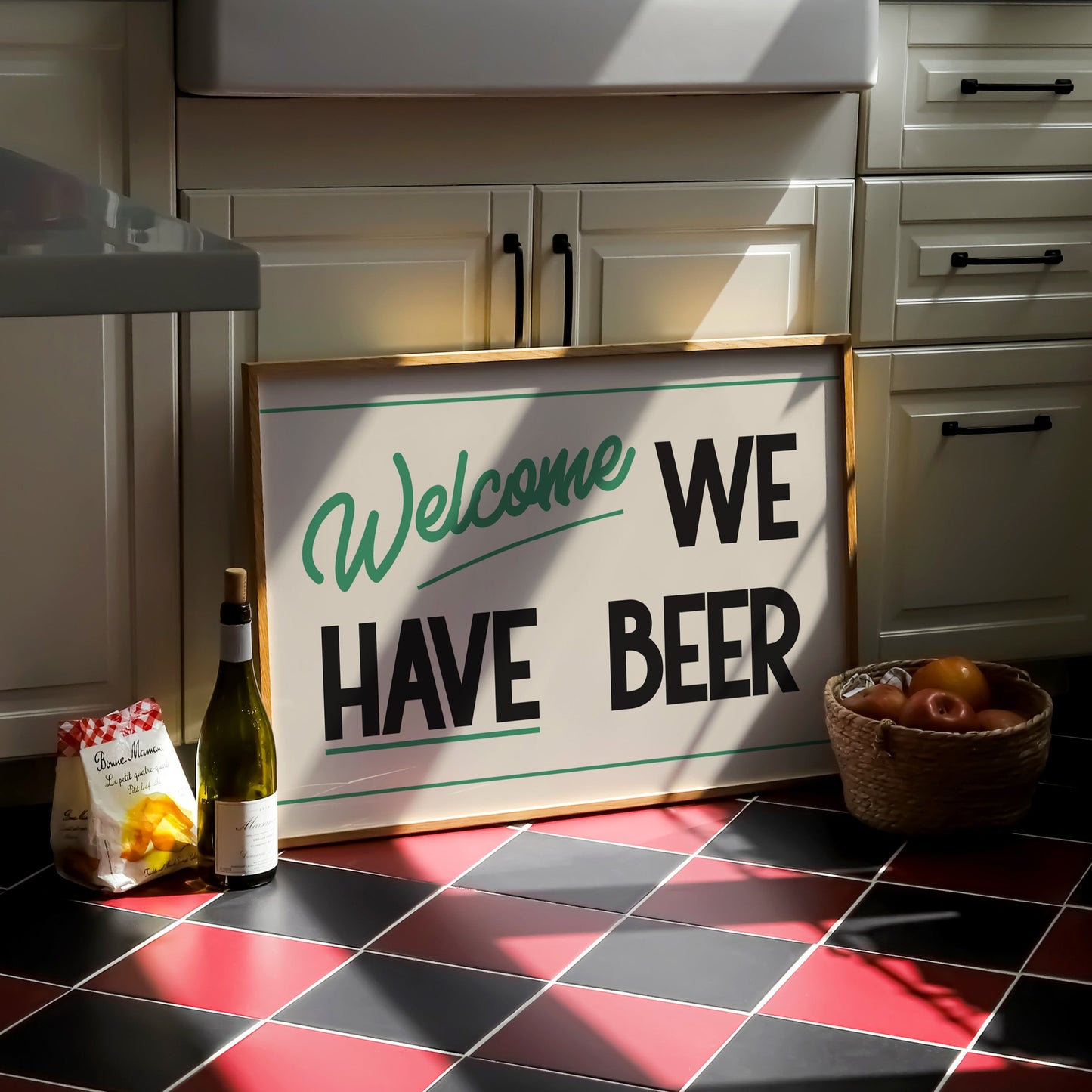 Welcome We Have Beer Print