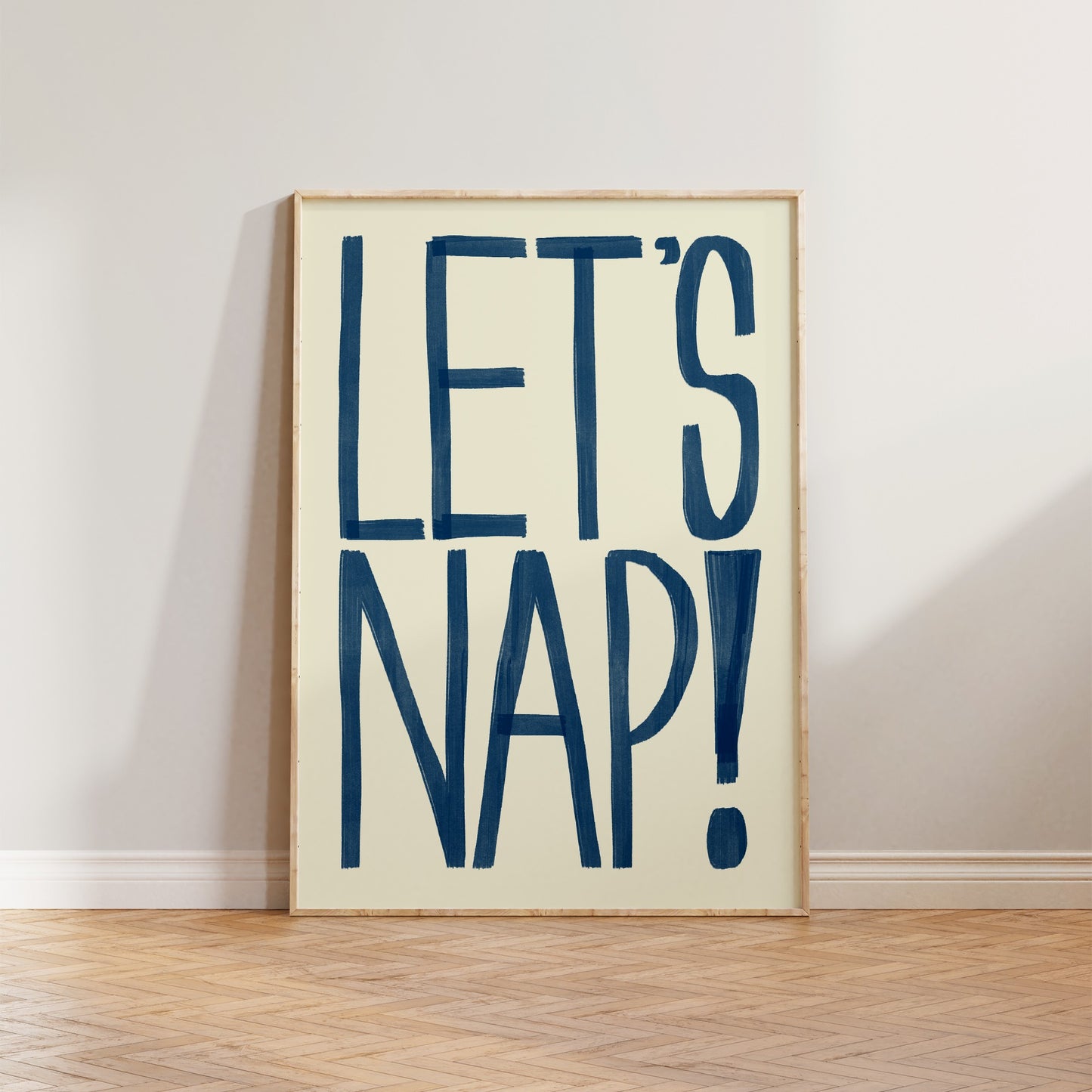 Let's Nap Print