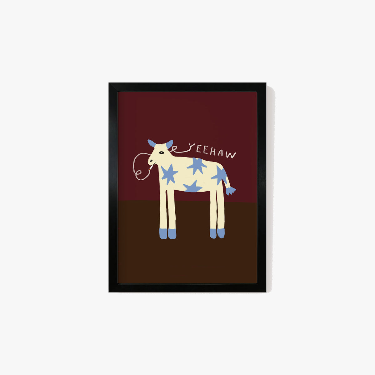Yeehaw Cow Print