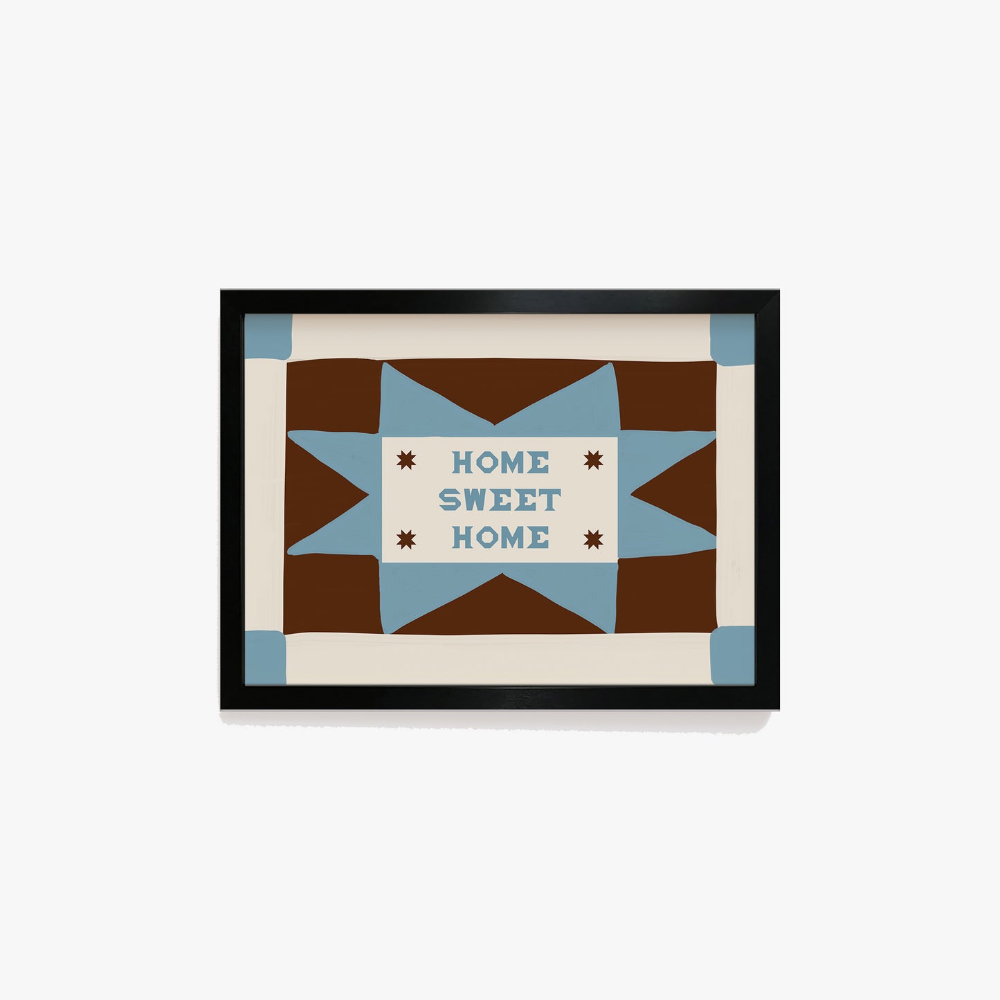 Home Sweet Home Patchwork Print