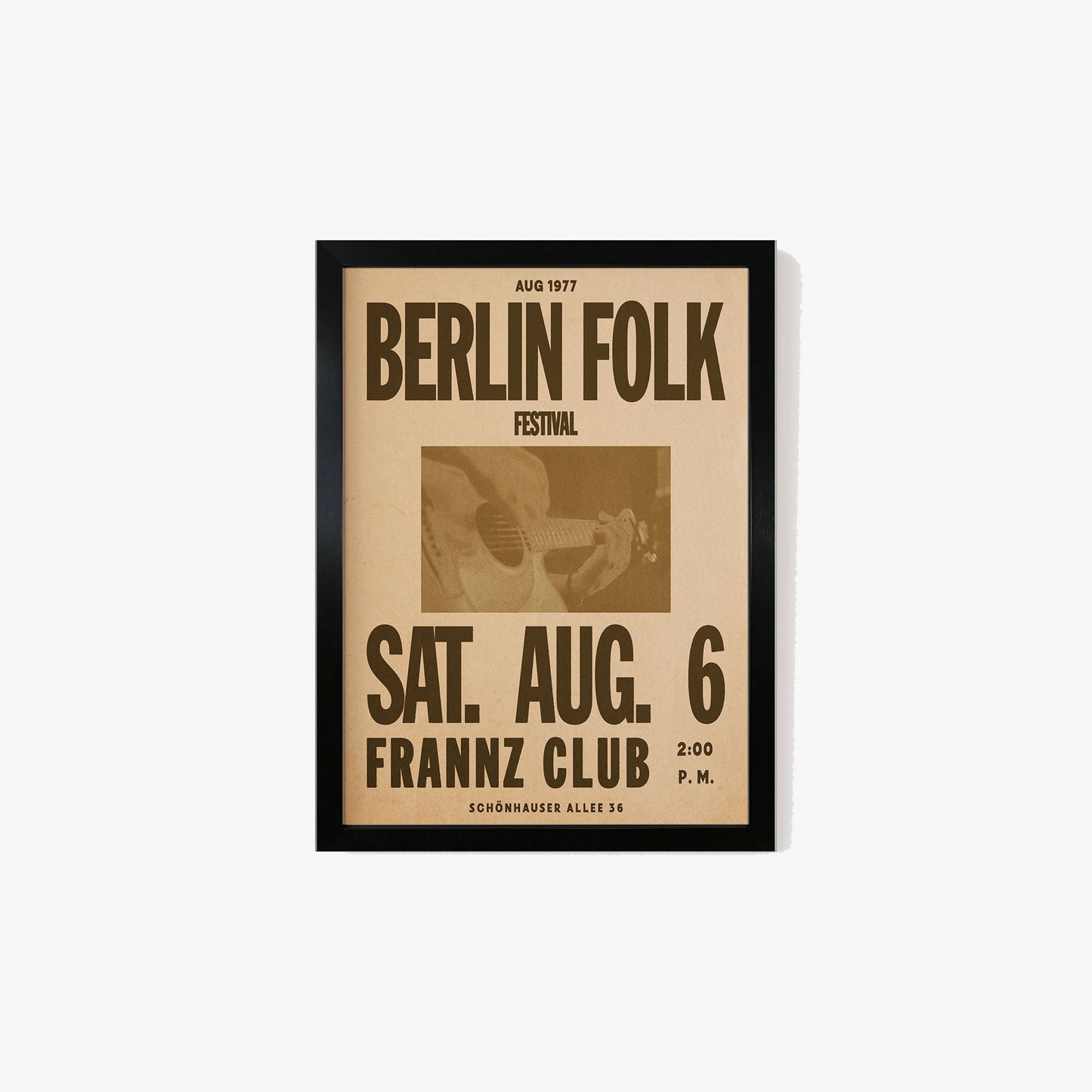 Berlin Folk Festival Print