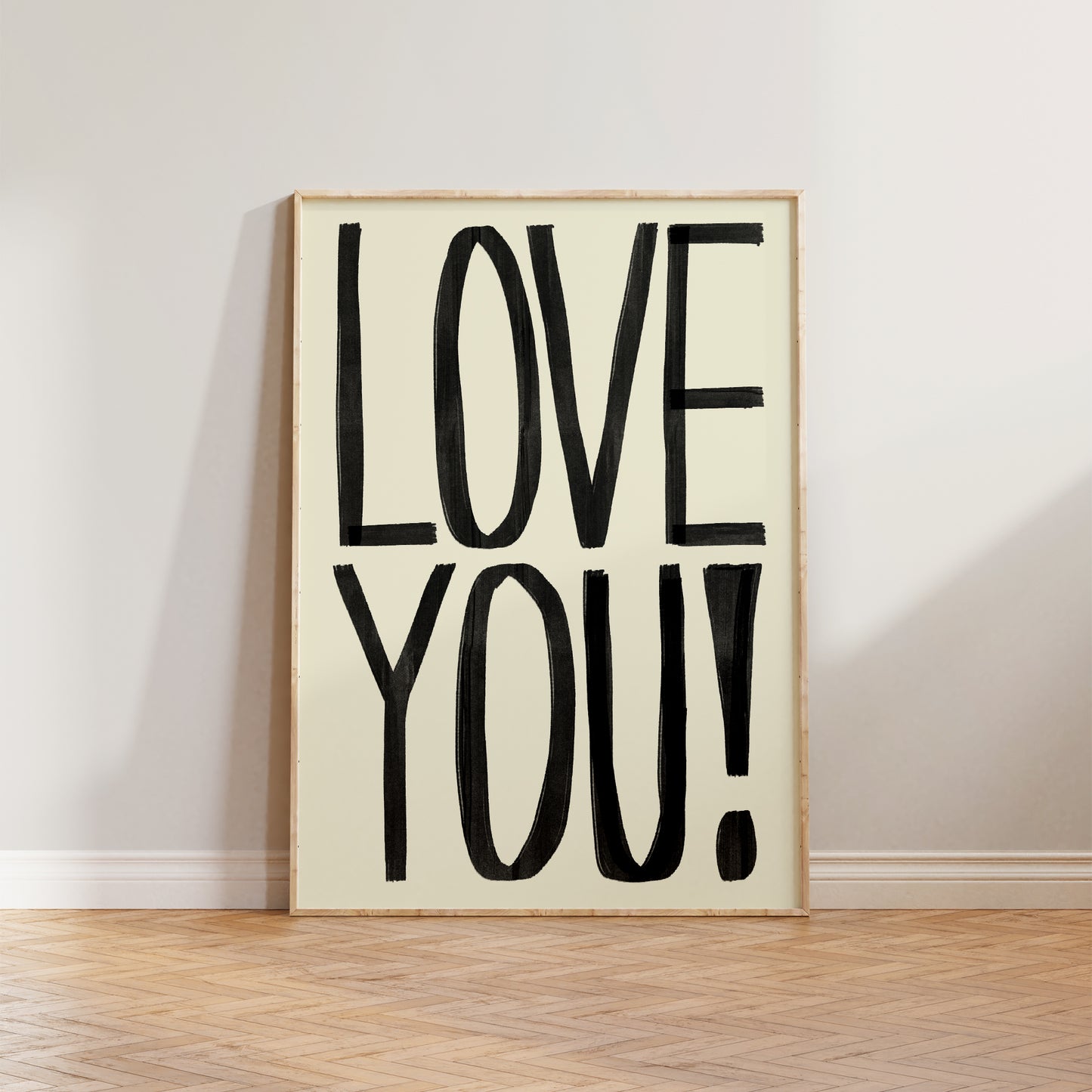 Love You Print