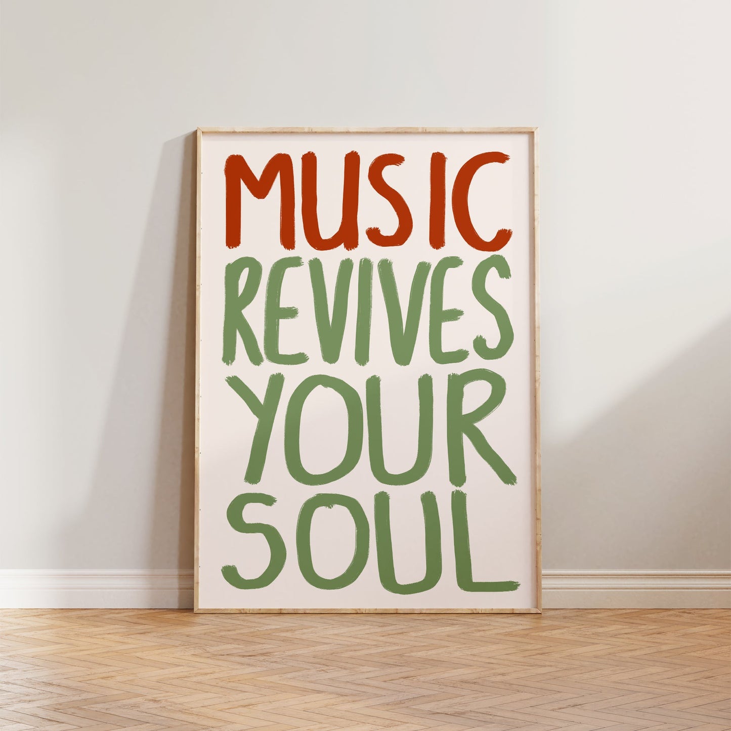 Music Revives Your Soul Print