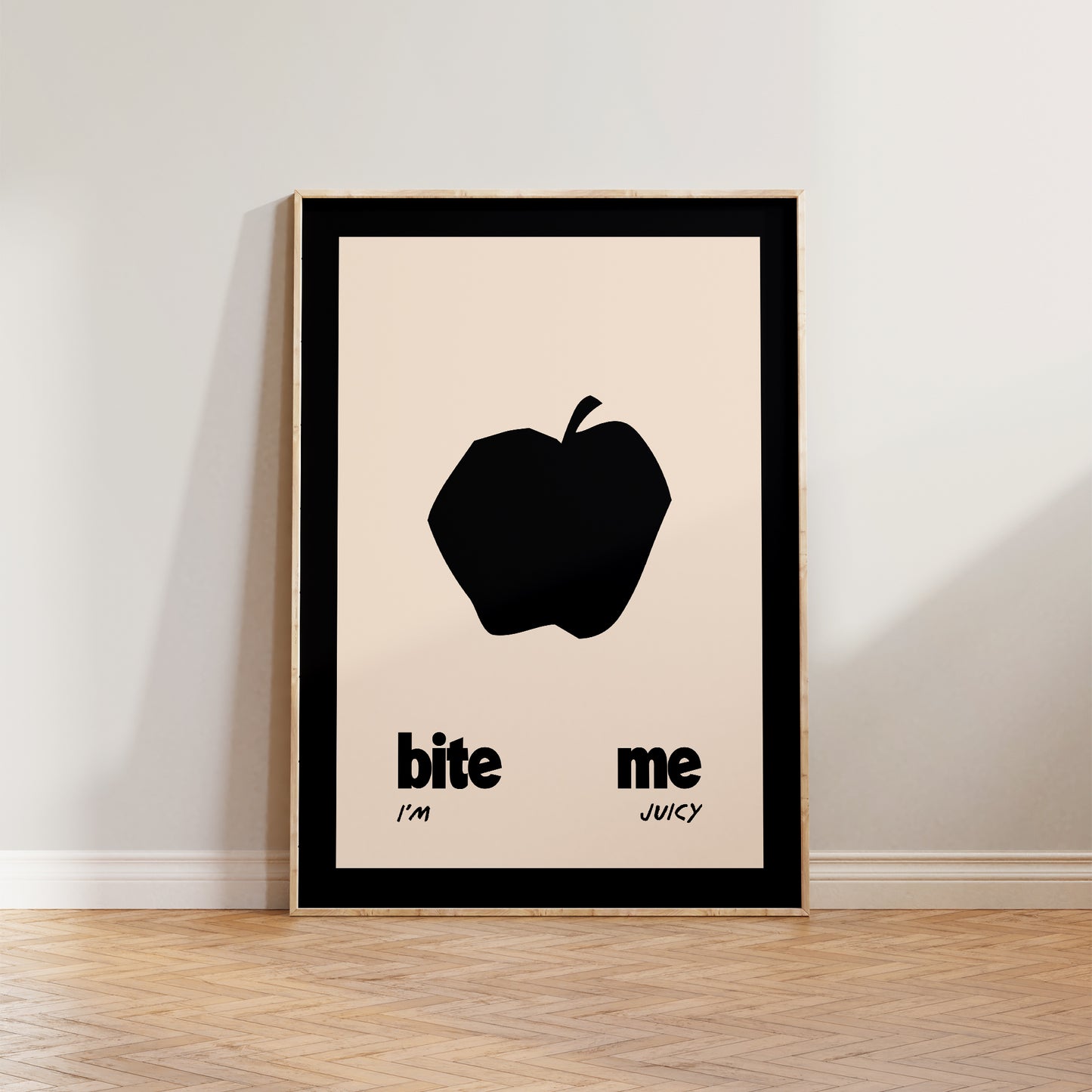 Bite Me Apple Print