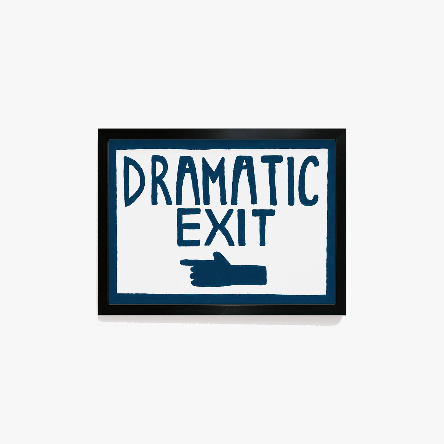 Dramatic Exit Pointing LEFT Print