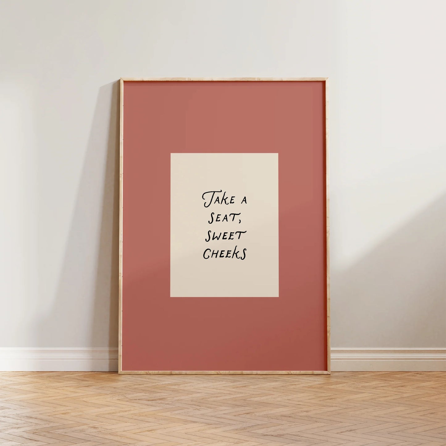 SECONDS Take a Seat Sweet Cheeks Print
