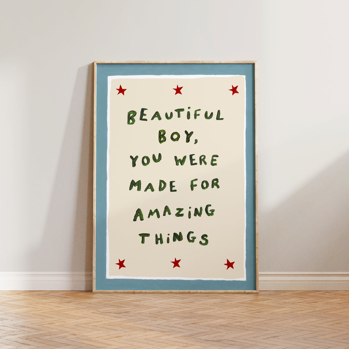 Beautiful Boy You Were Made For Amazing Things Print
