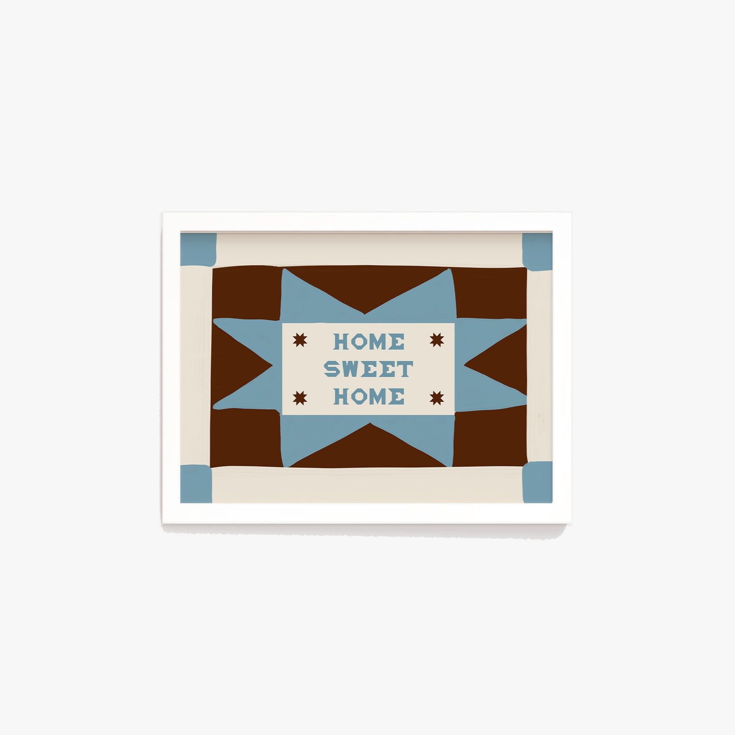 Home Sweet Home Patchwork Print