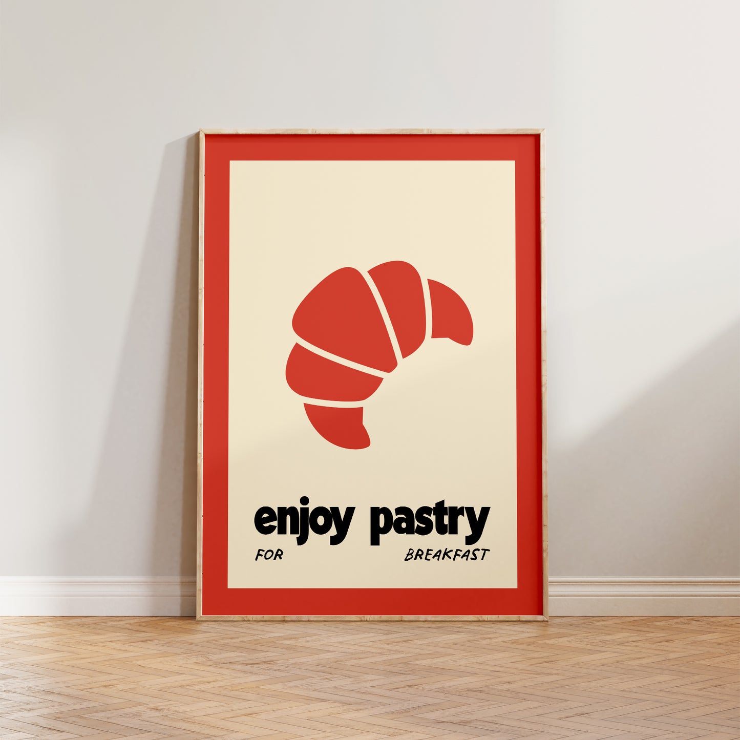 Enjoy Pastry For Breakfast Print