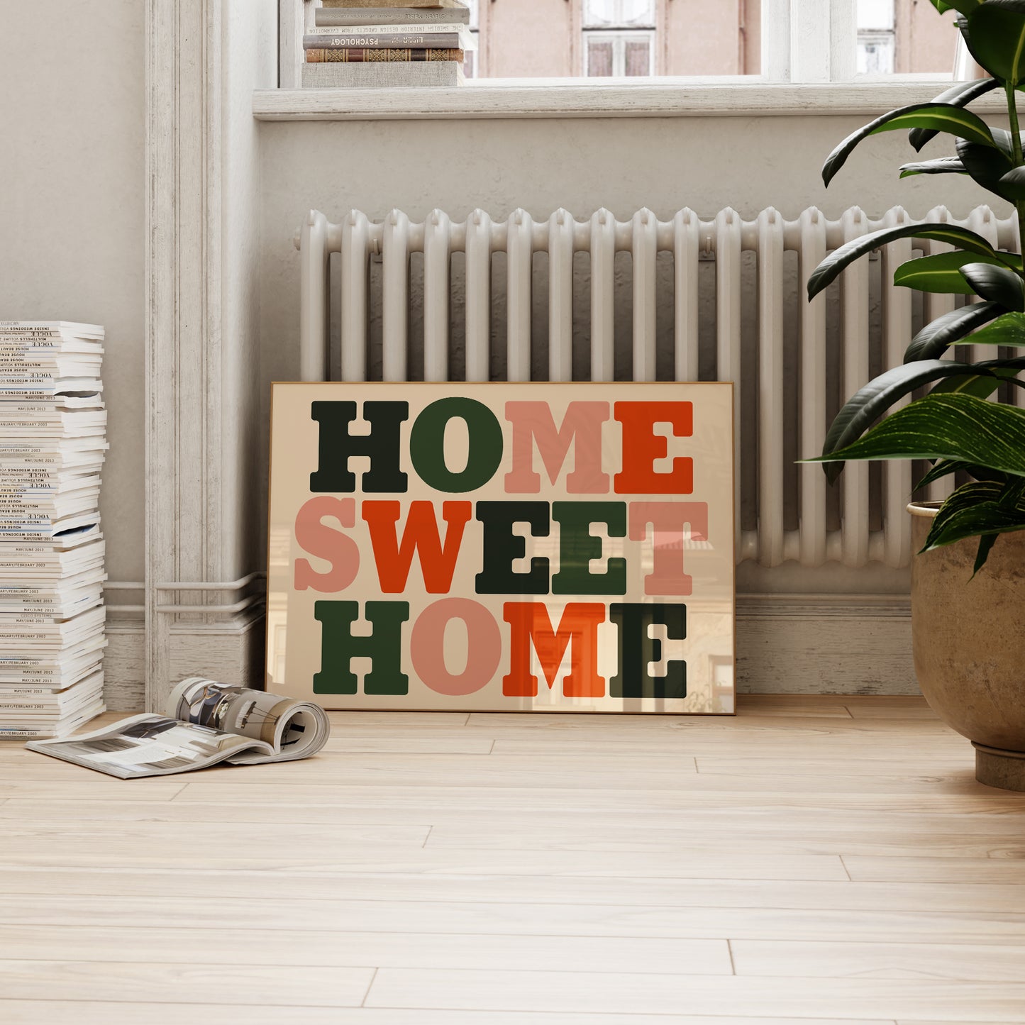 Home Sweet Home Bold Print