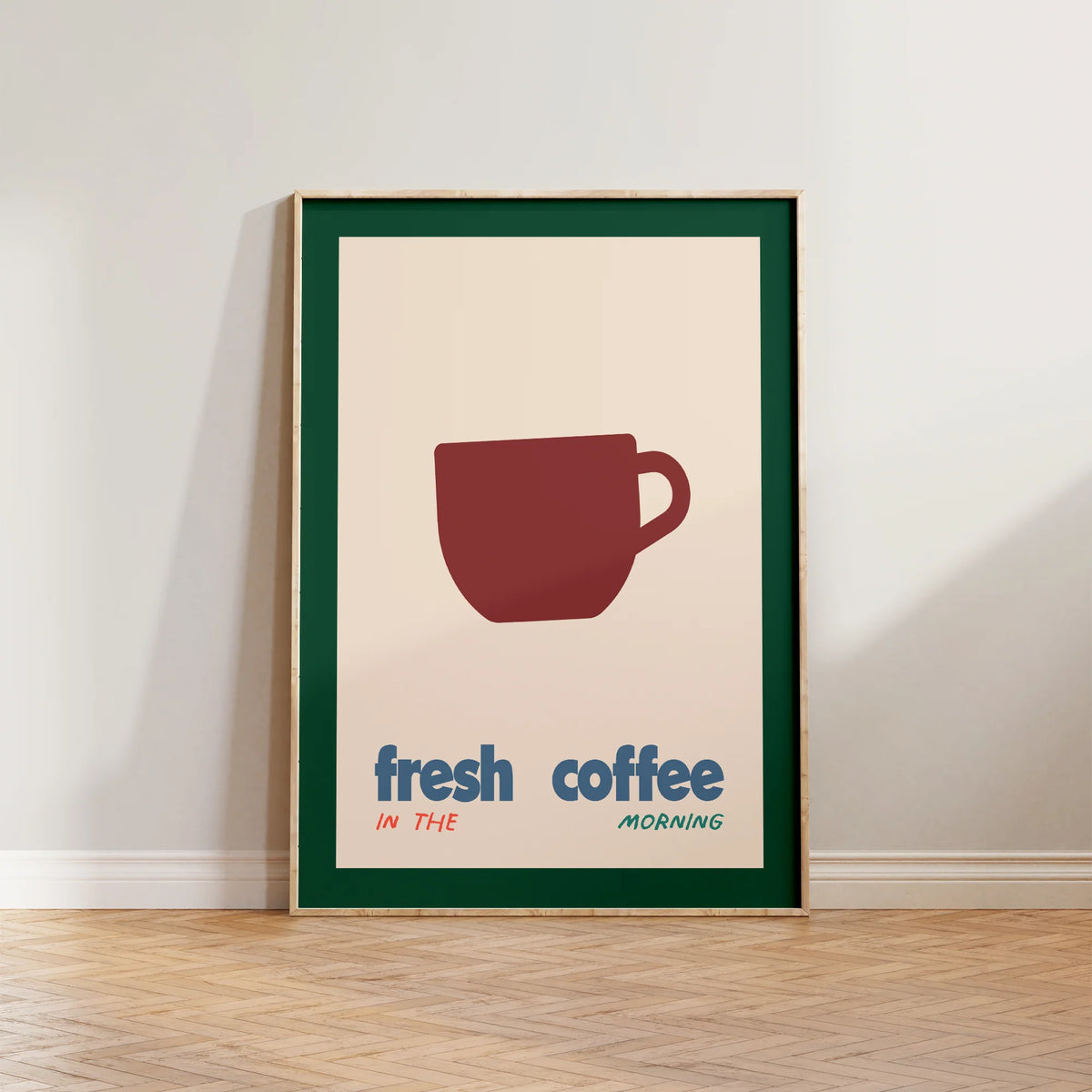 SECONDS Fresh Coffee In The Morning Print