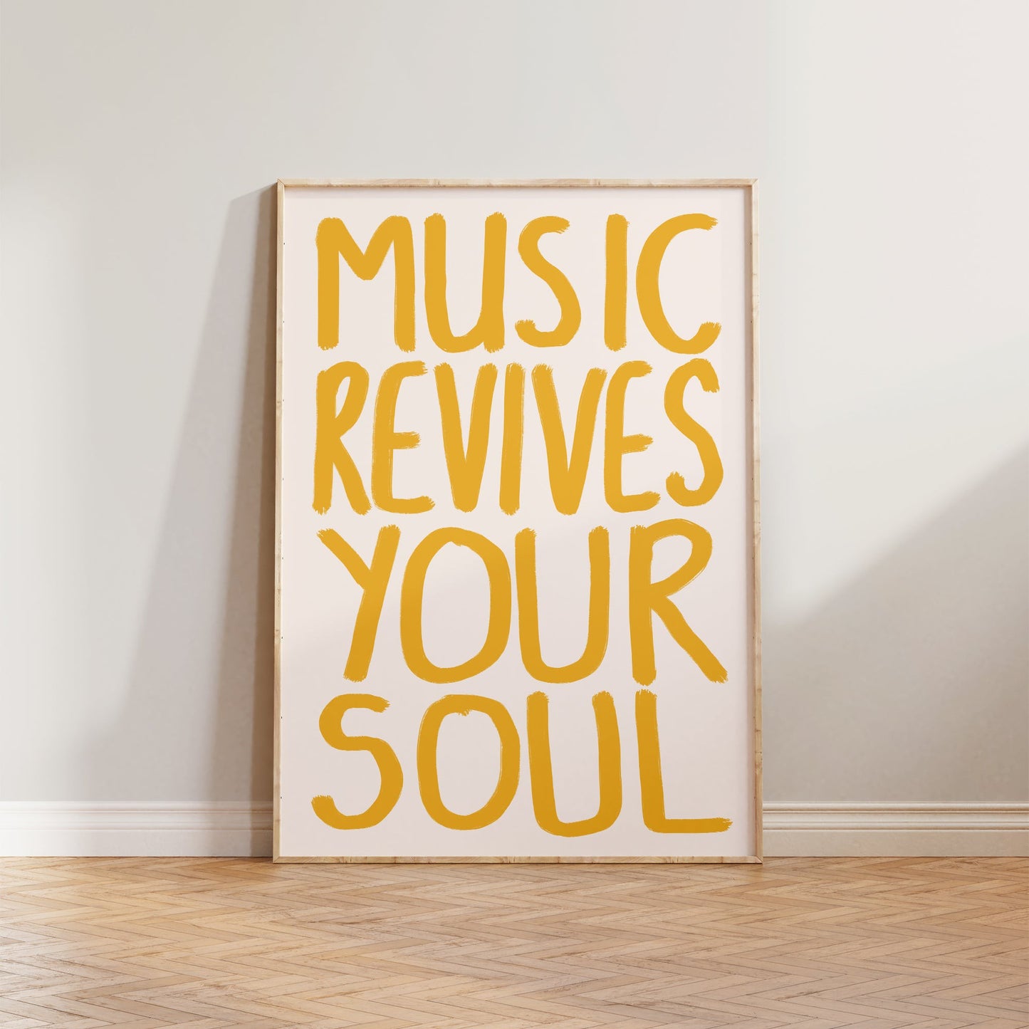 Music Revives Your Soul Print