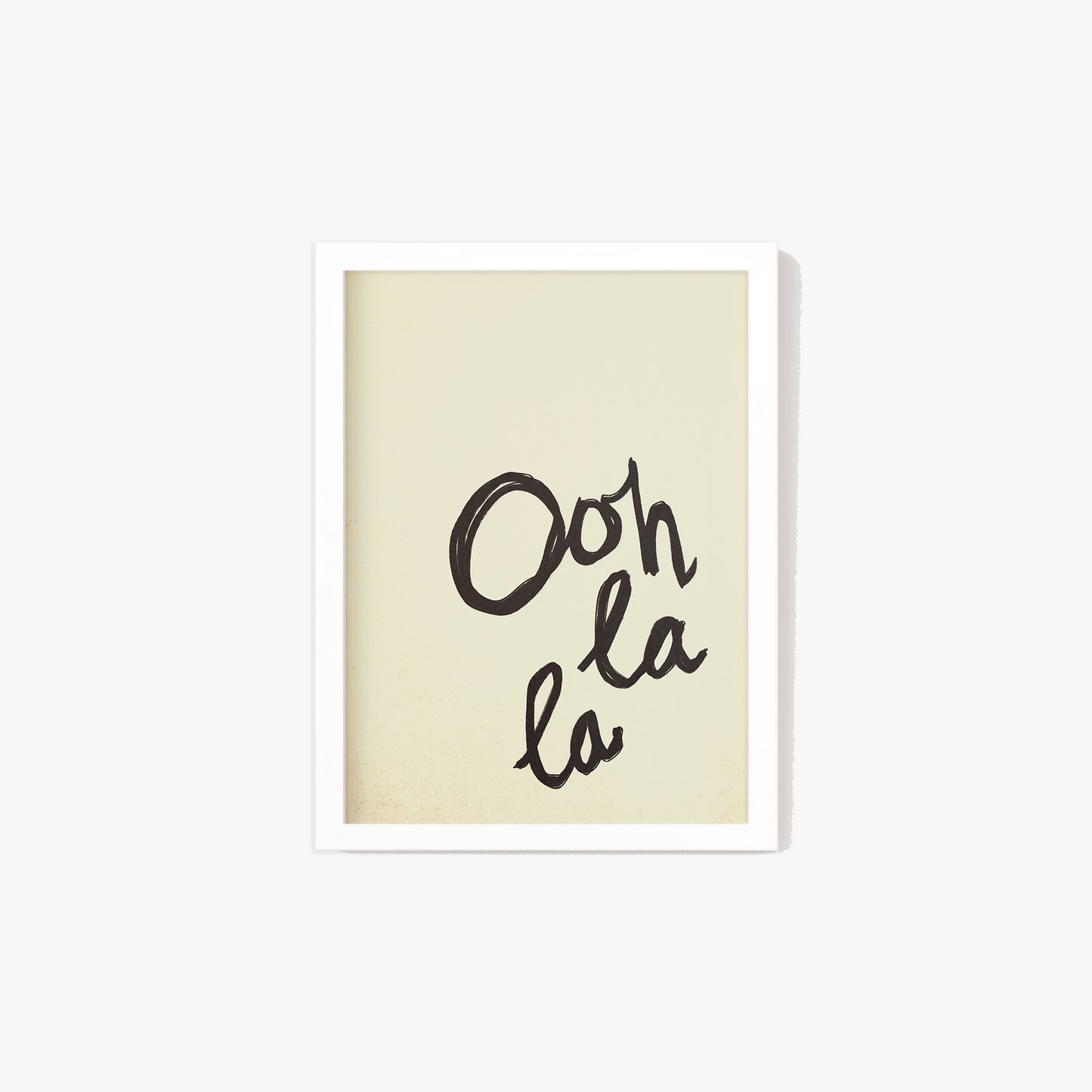 Ooh La La Handwritten Print