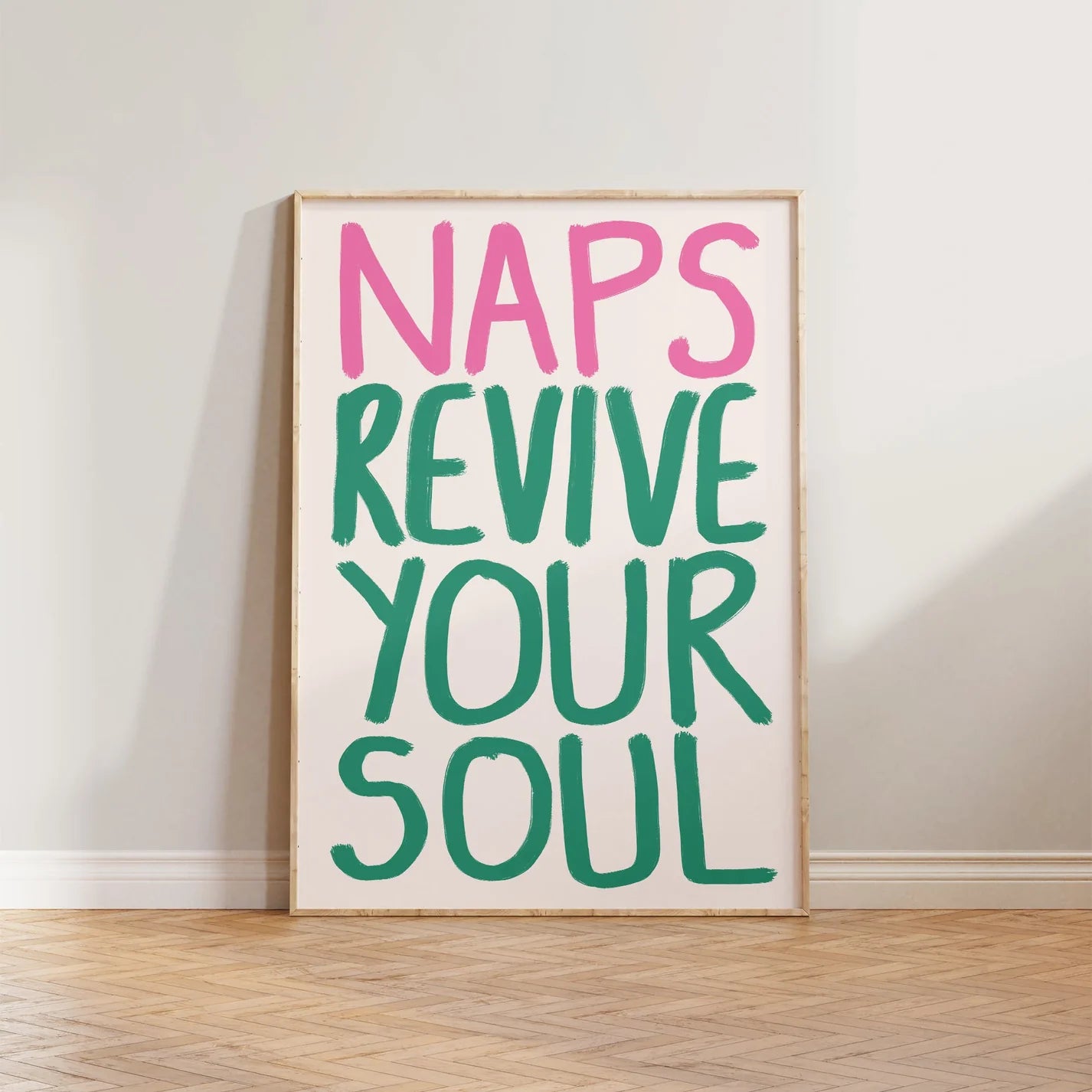 SECONDS Naps Revive Your Soul Print