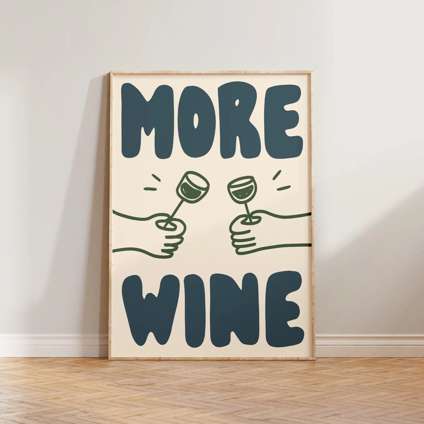 SECONDS More Wine Print