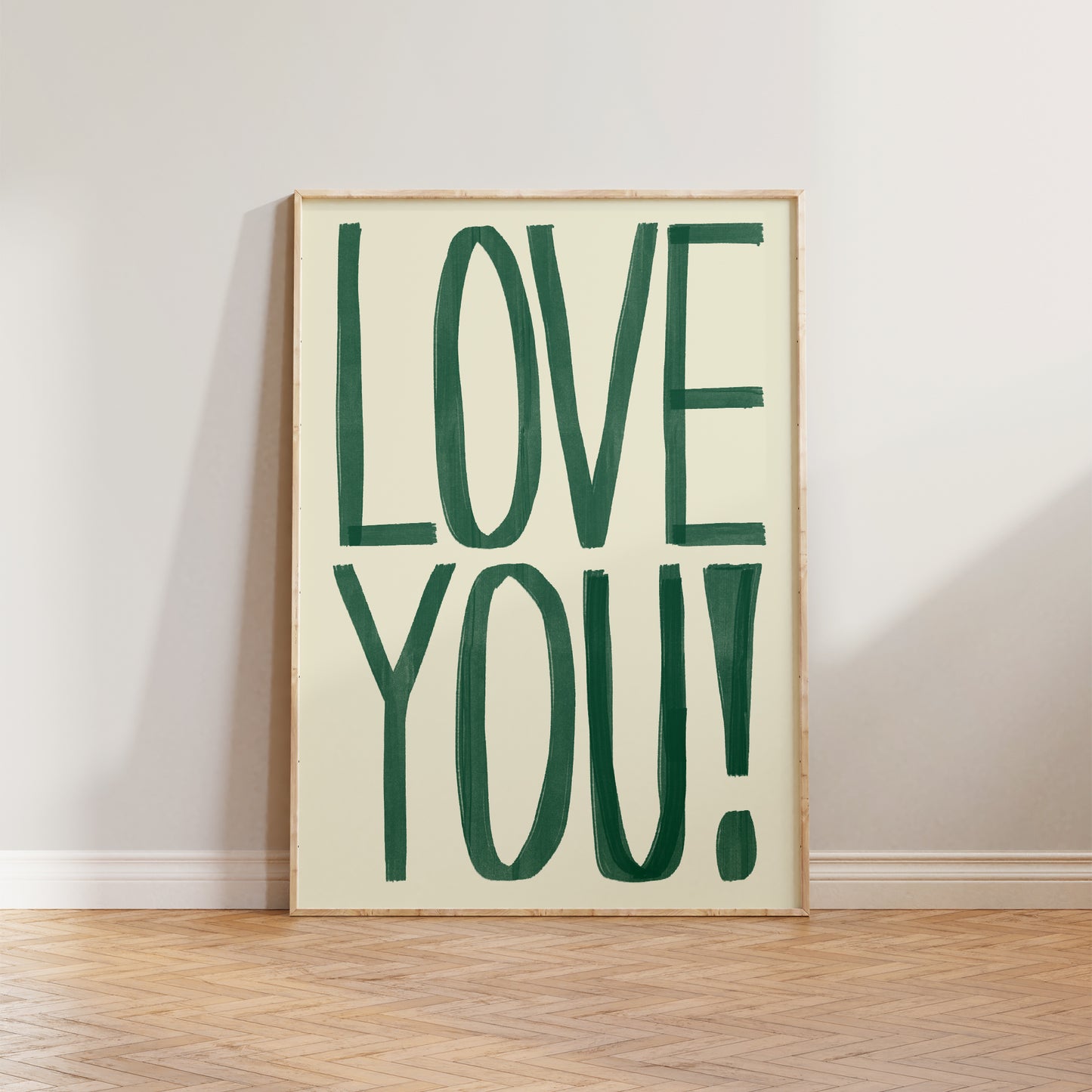 Love You Print