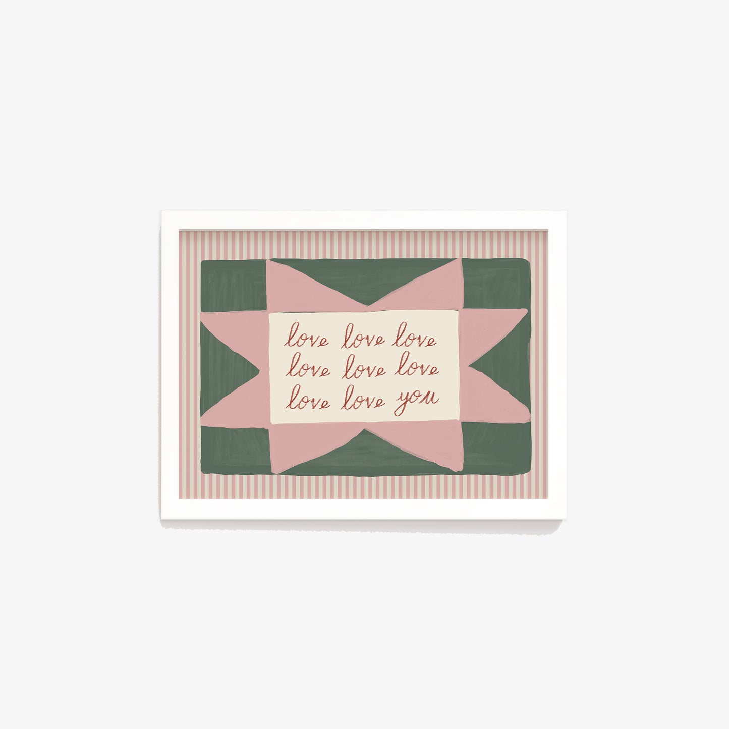 Love Love Love Love You Print