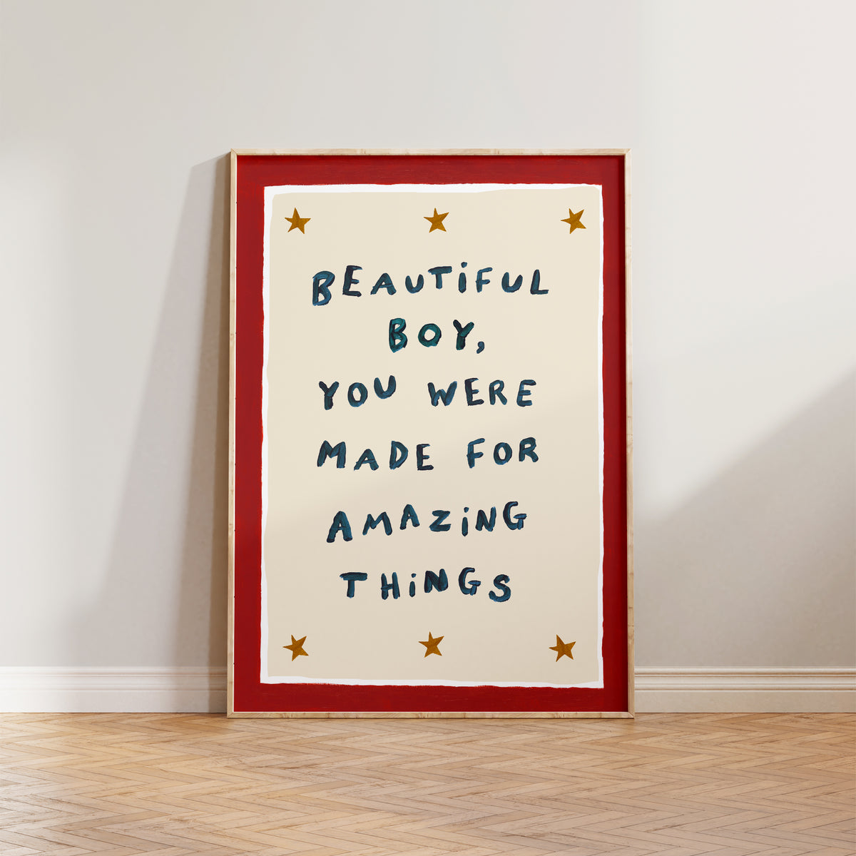 Beautiful Boy You Were Made For Amazing Things Print
