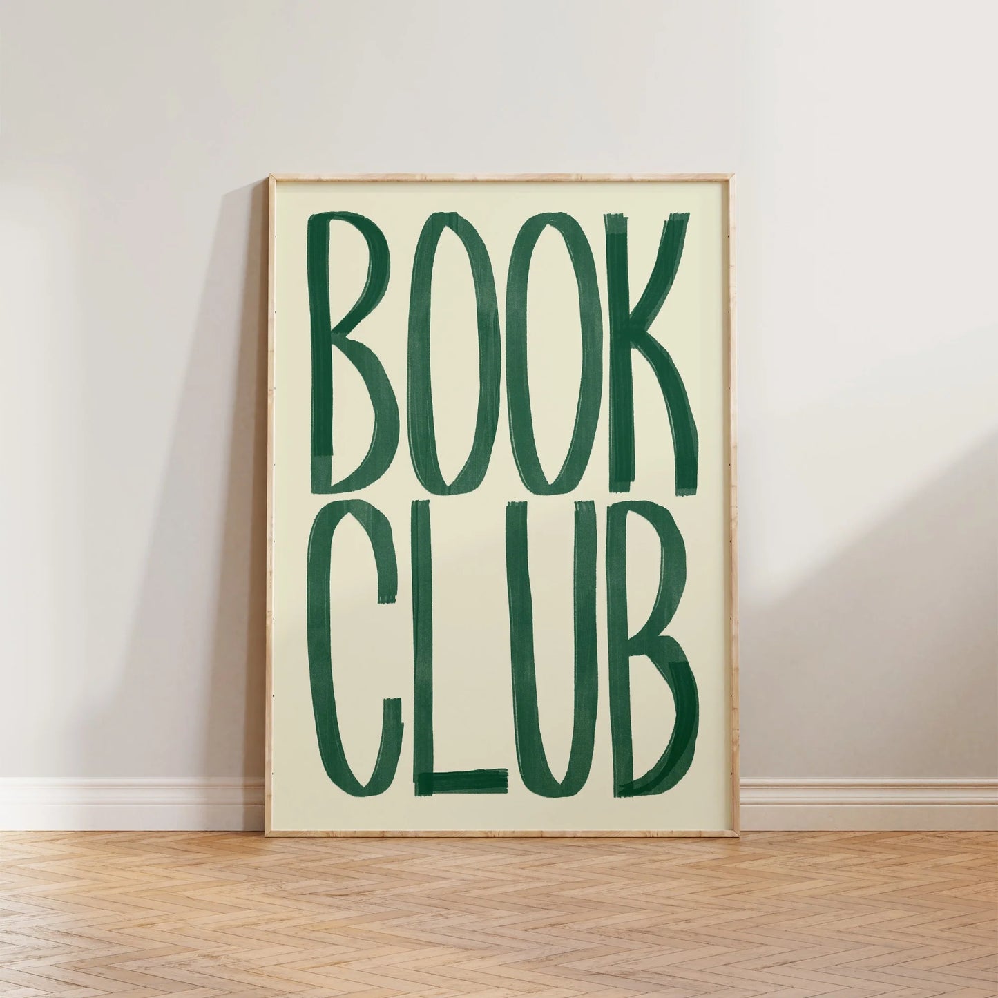 SECONDS Book Club Typography Print