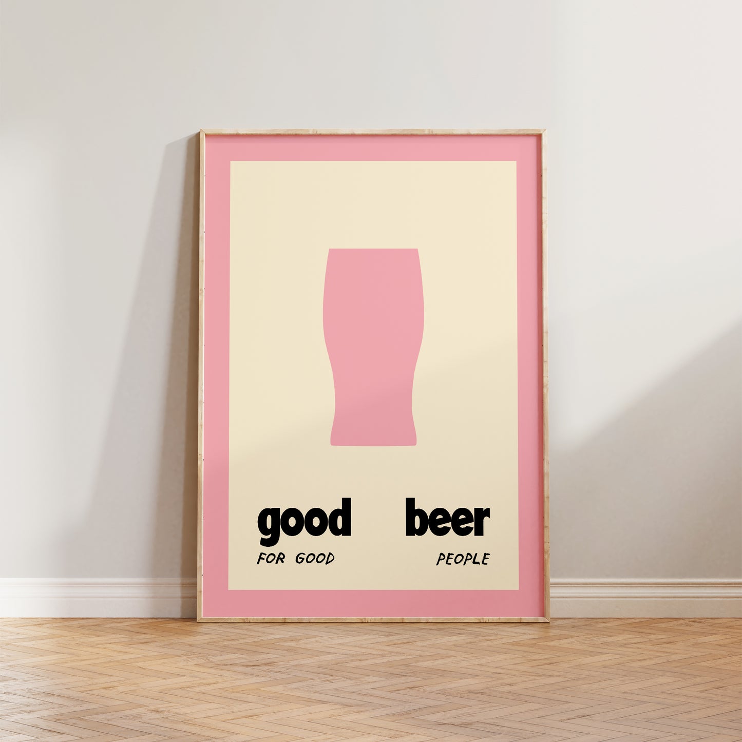 Good Beer For Good People Print