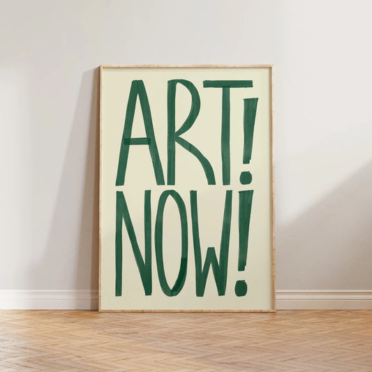 SECONDS Art Now Print
