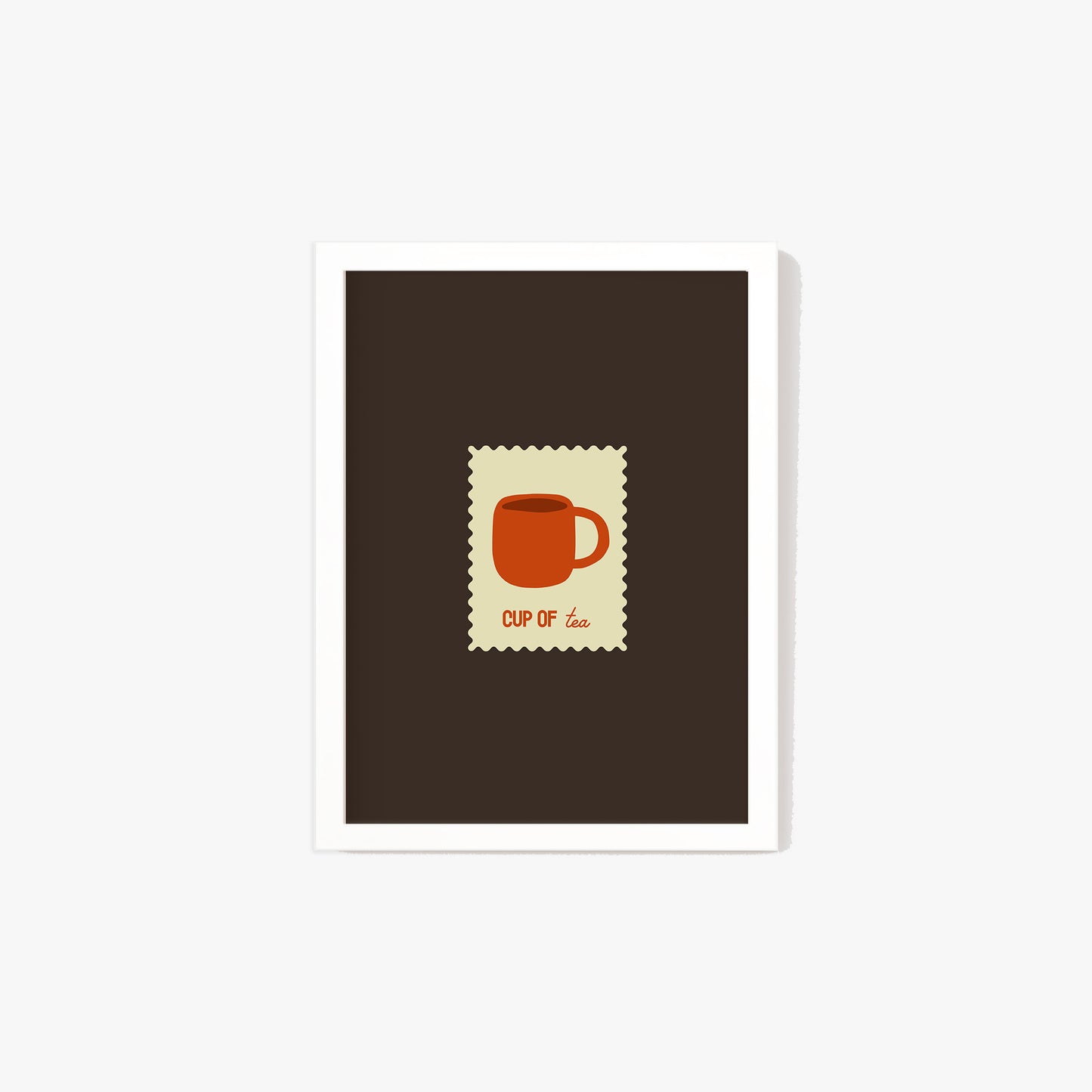 Cup Of Tea Stamp Print