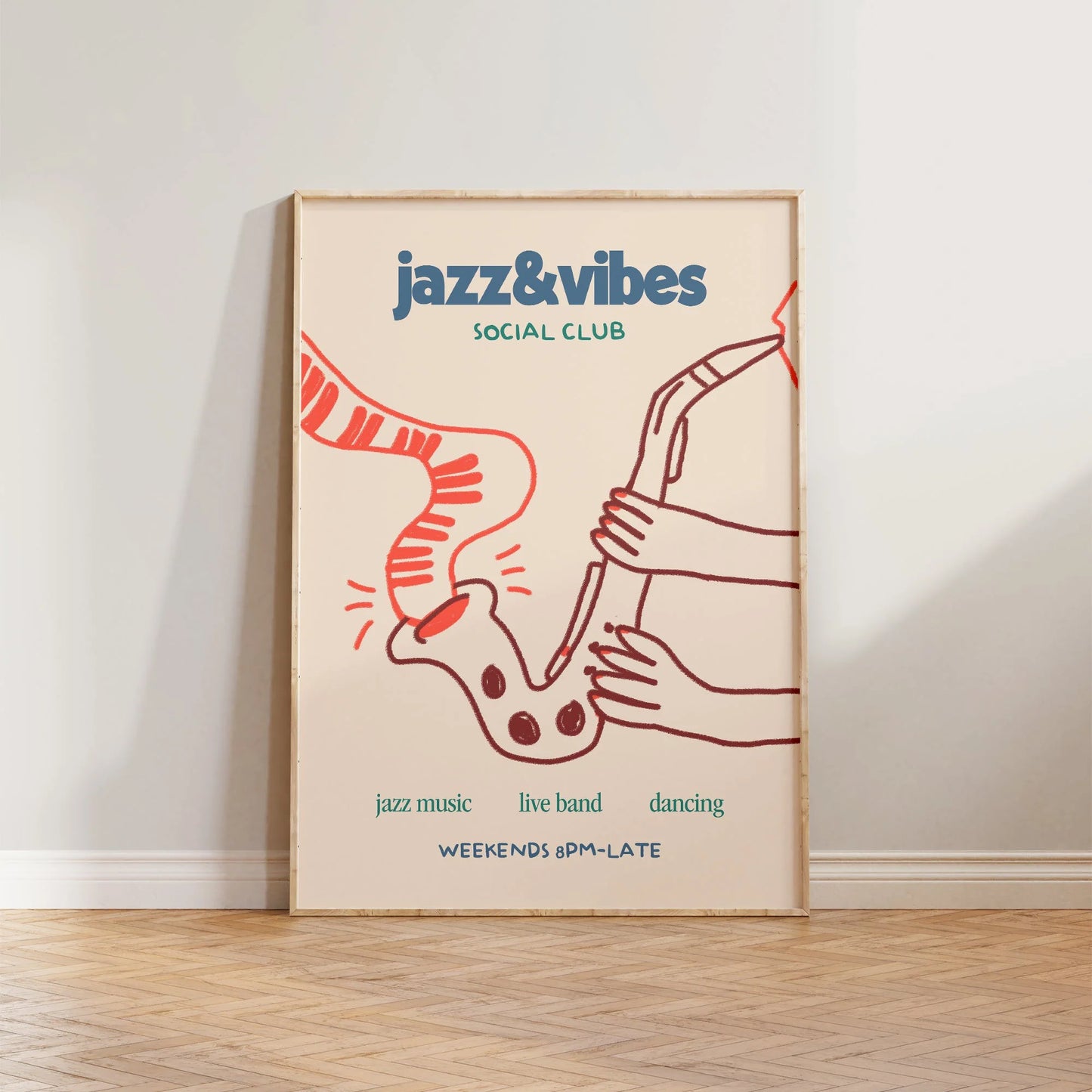 SECONDS Jazz & Vibes Social Club Print
