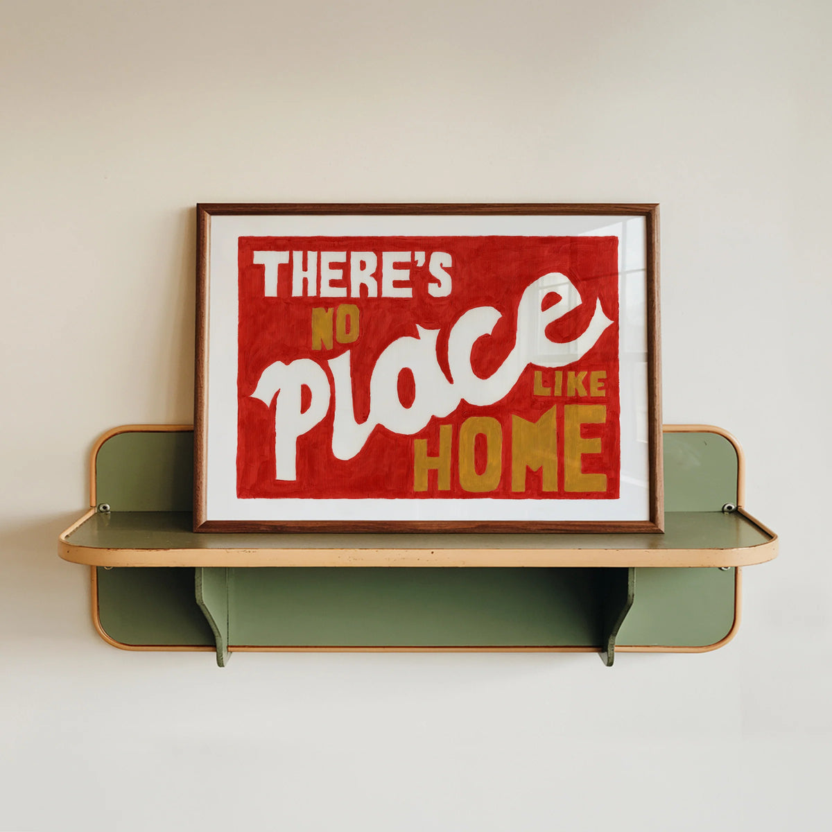 SECONDS There's No Place Like Home Hand Painted Print