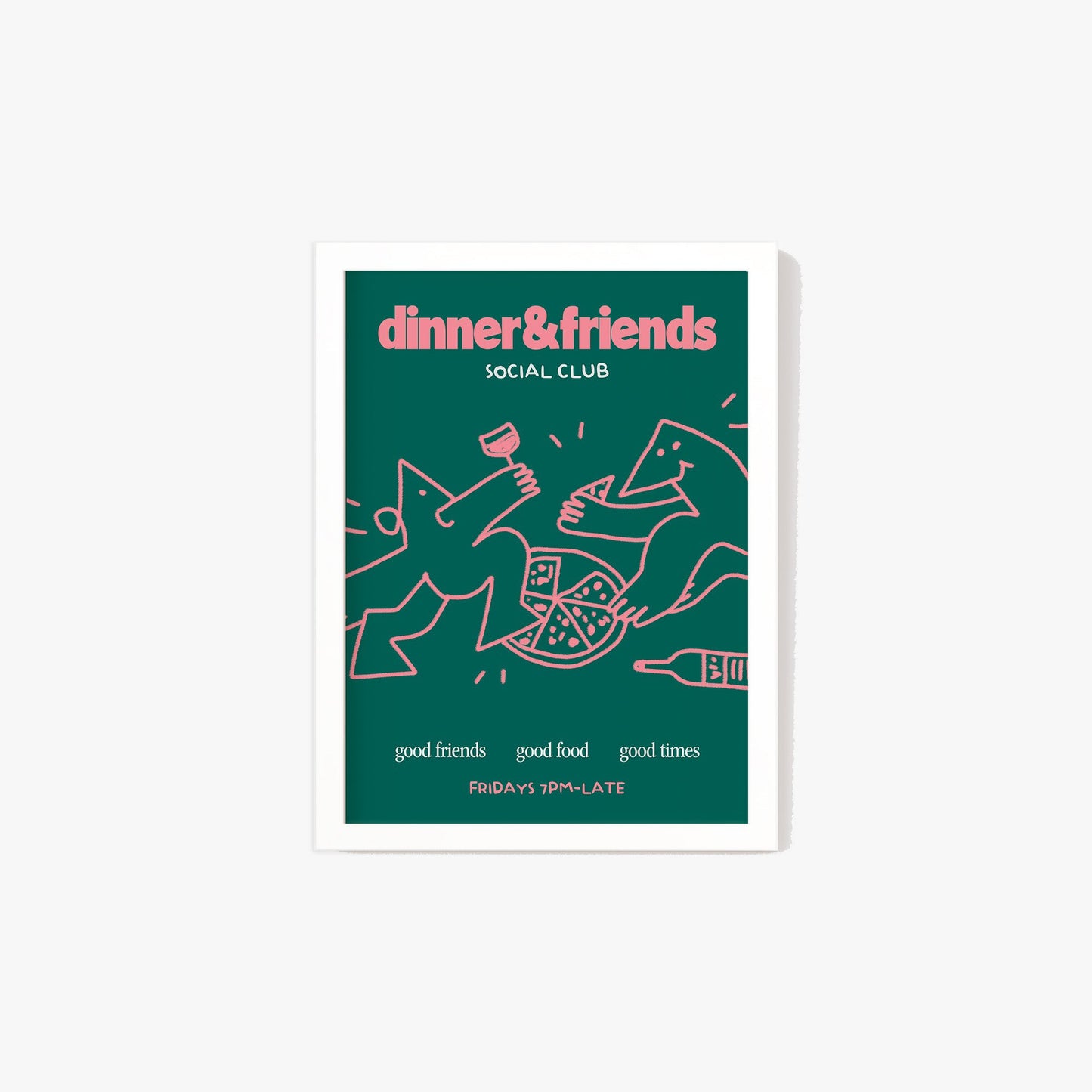 Dinner & Friends Social Club Print