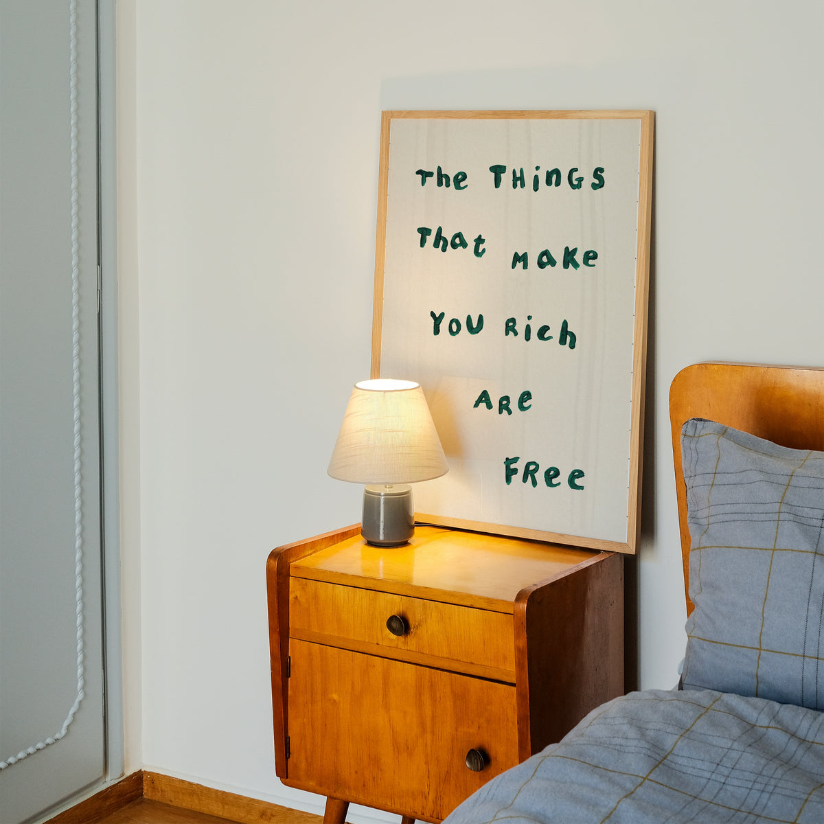 The Things That Make You Rich Are Free Simple Print