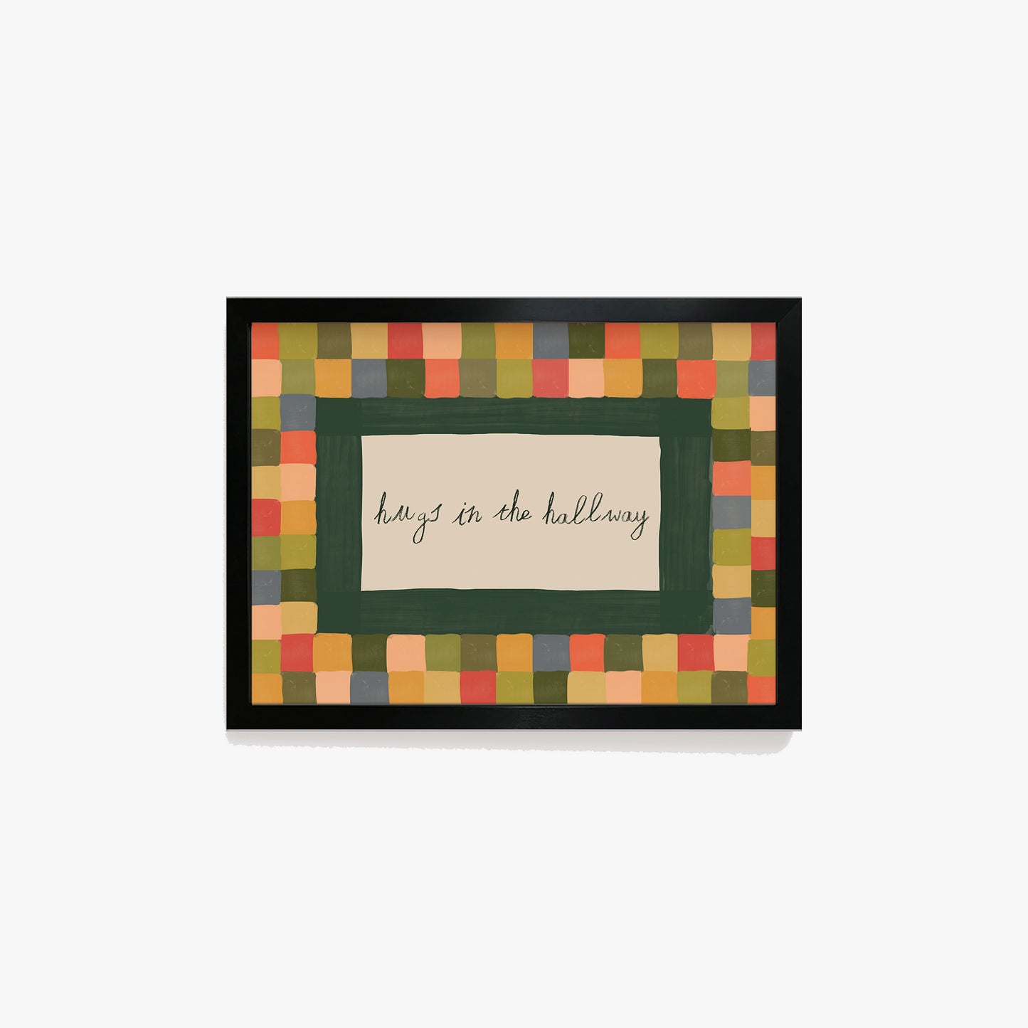 Hugs In The Hallway Print