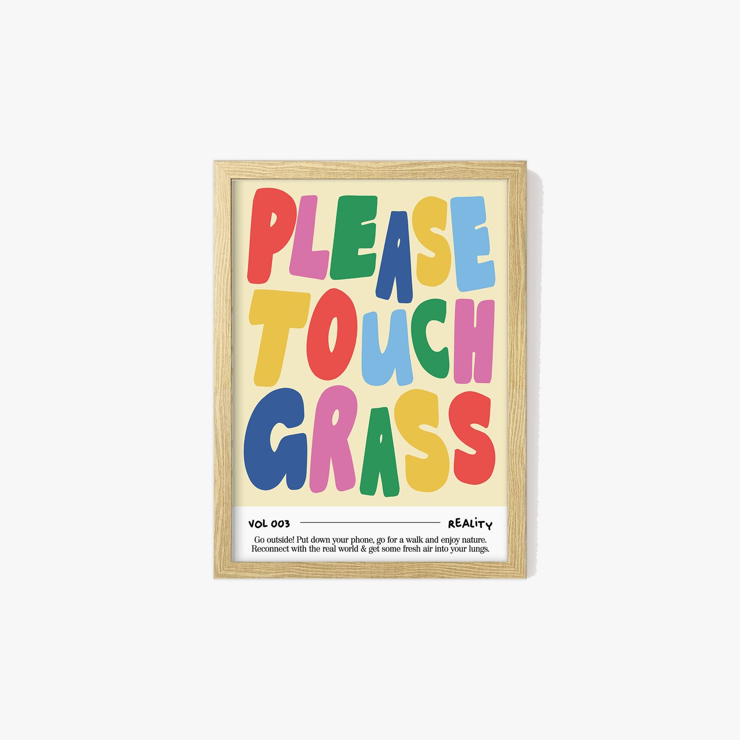 Please Touch Grass Print