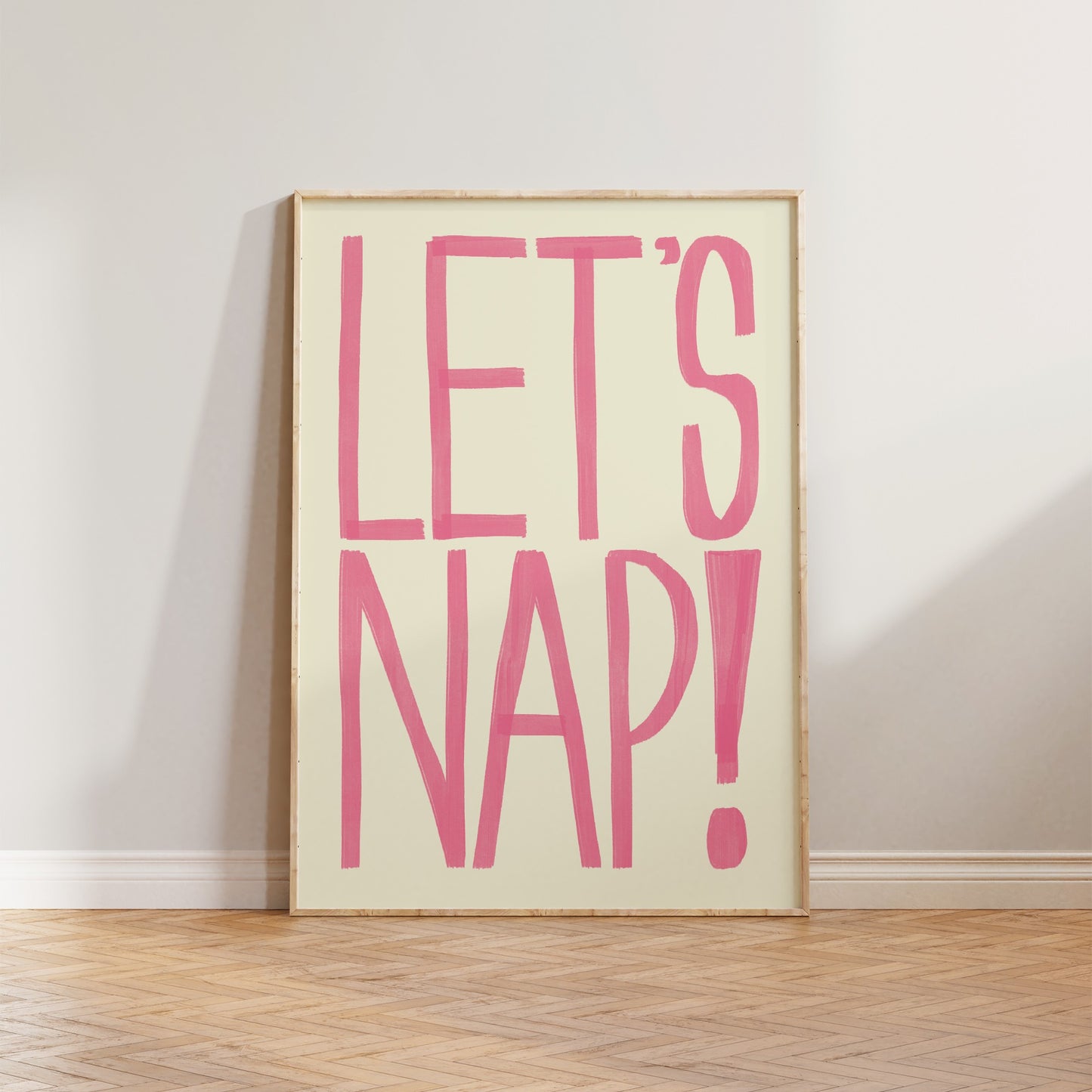 Let's Nap Print