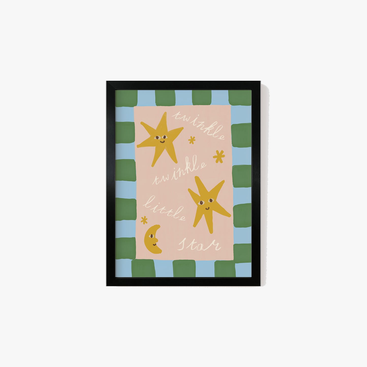 Twinkle Little Star Checkered Print